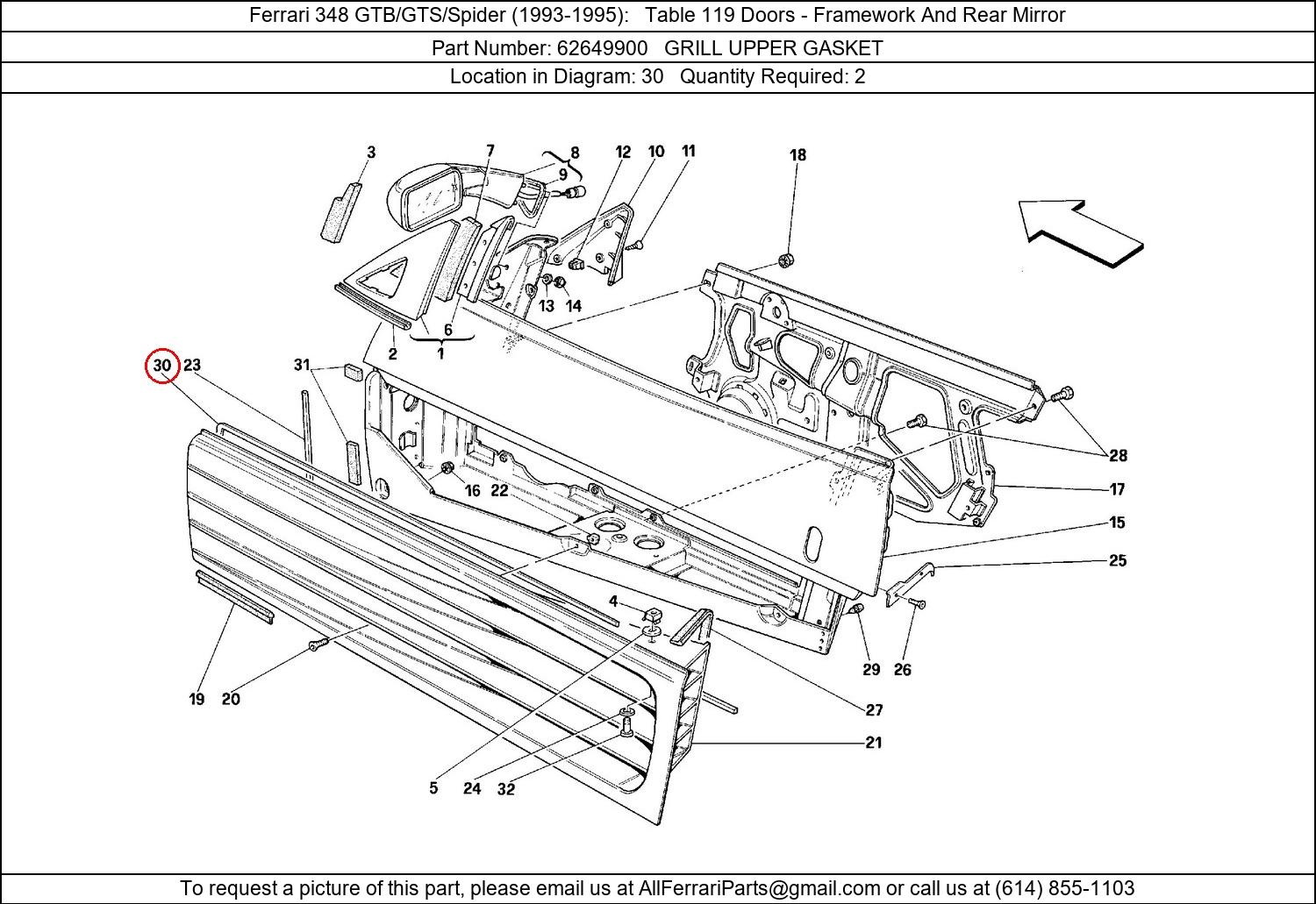 Ferrari Part 62649900