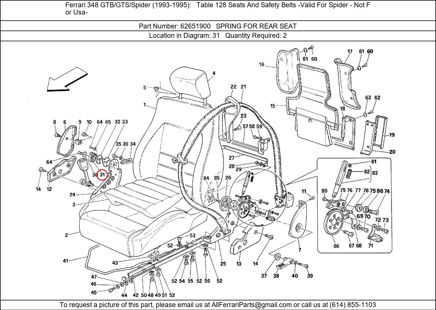 Ferrari Part 62651900