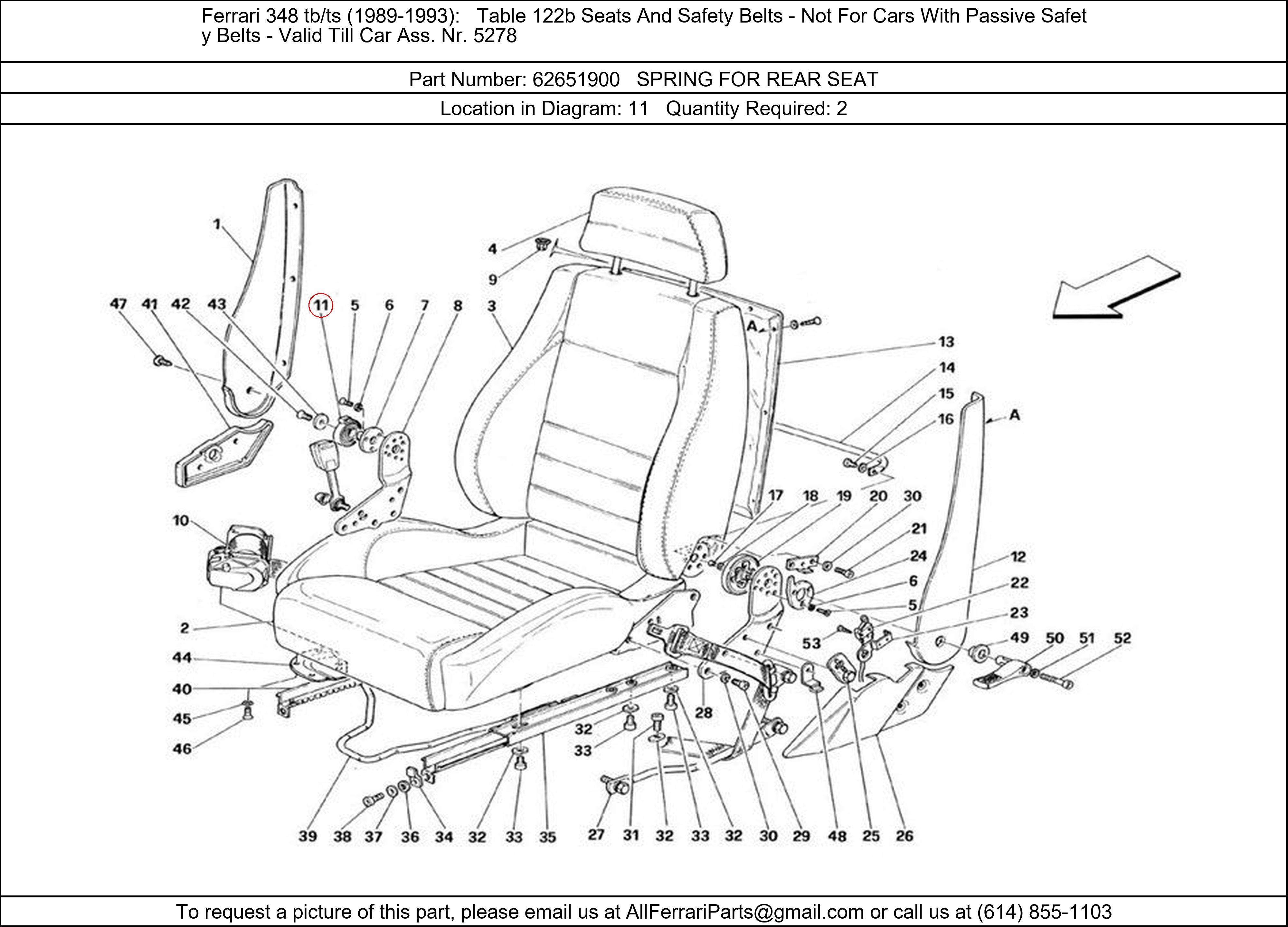 Ferrari Part 62651900