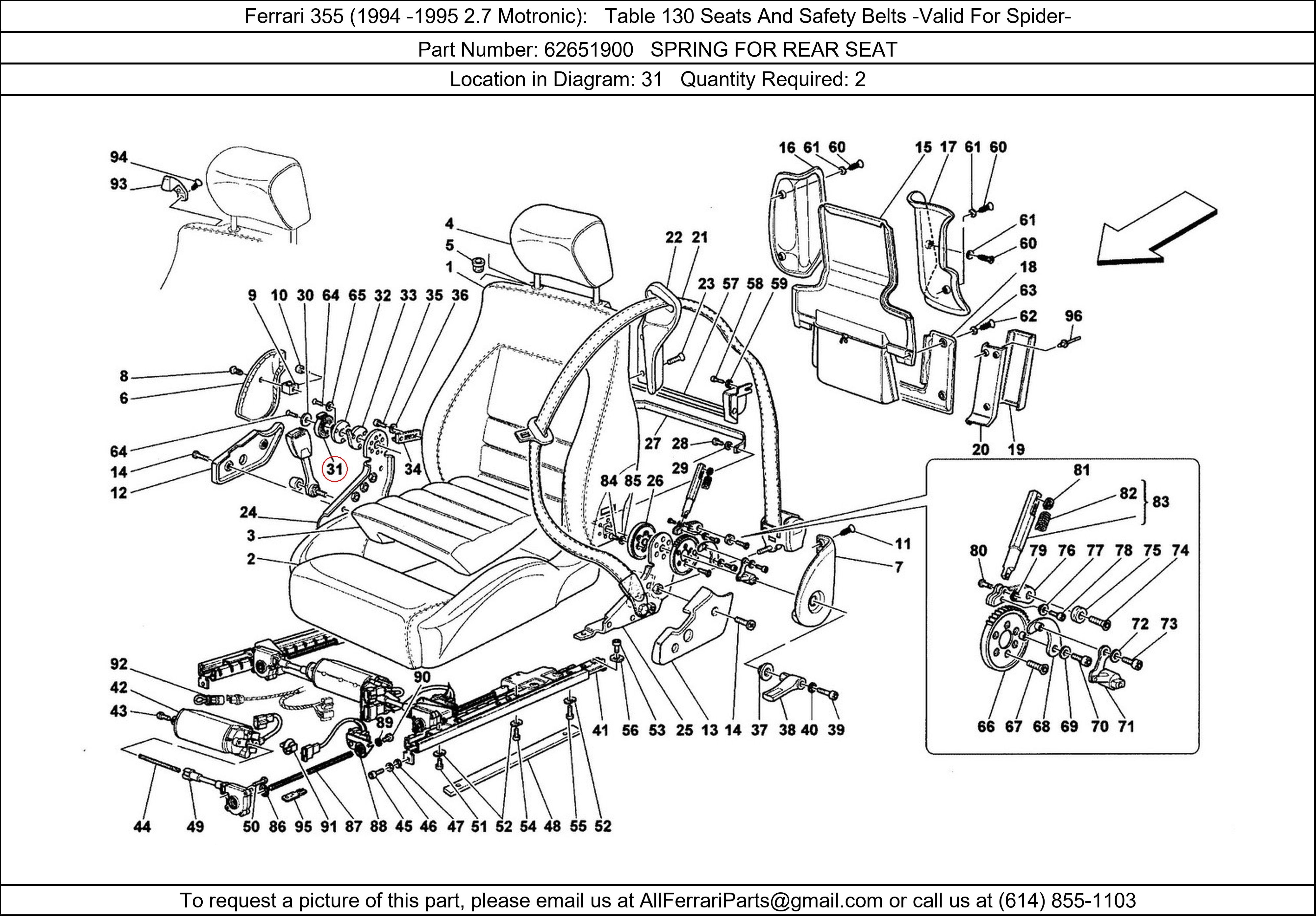 Ferrari Part 62651900