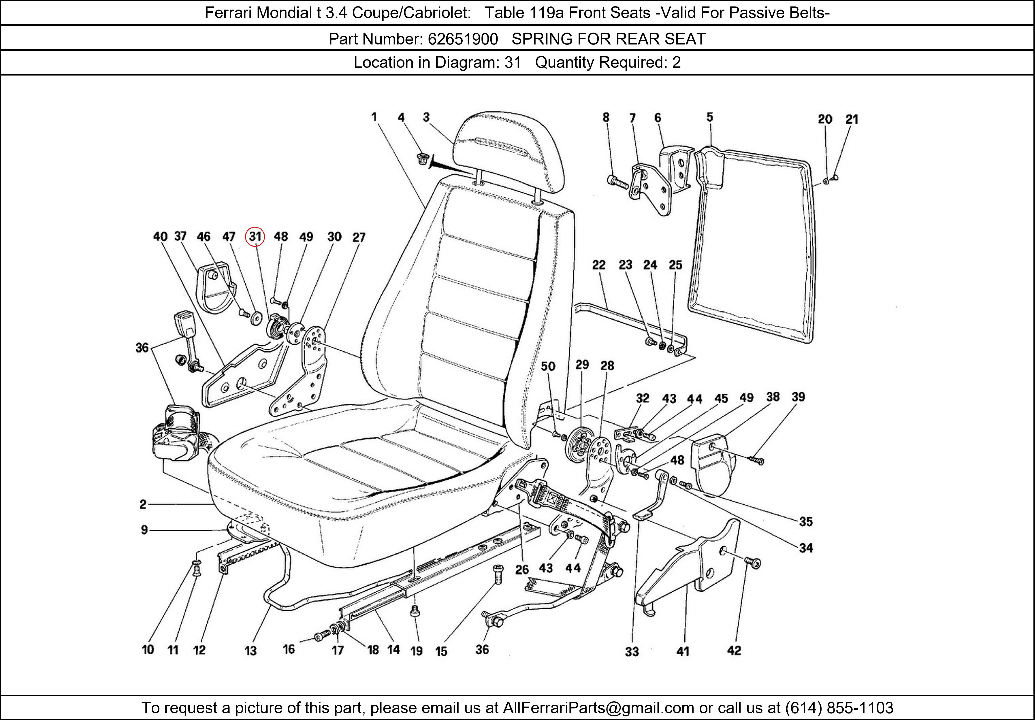 Ferrari Part 62651900