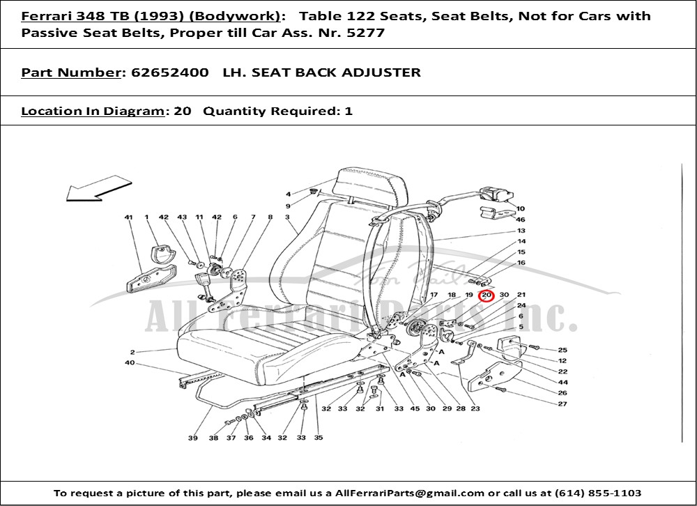 Ferrari Part 62652400