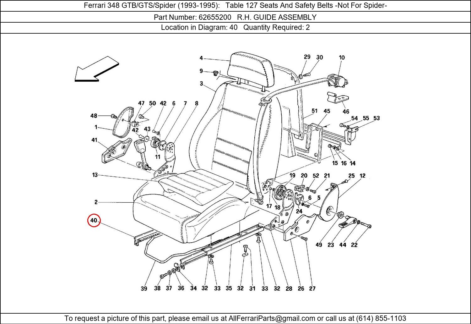 Ferrari Part 62655200