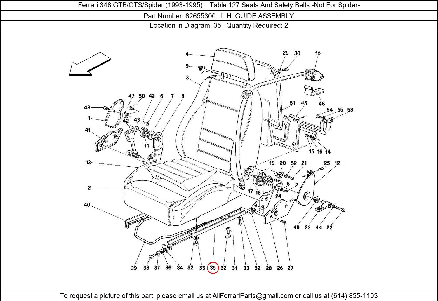 Ferrari Part 62655300