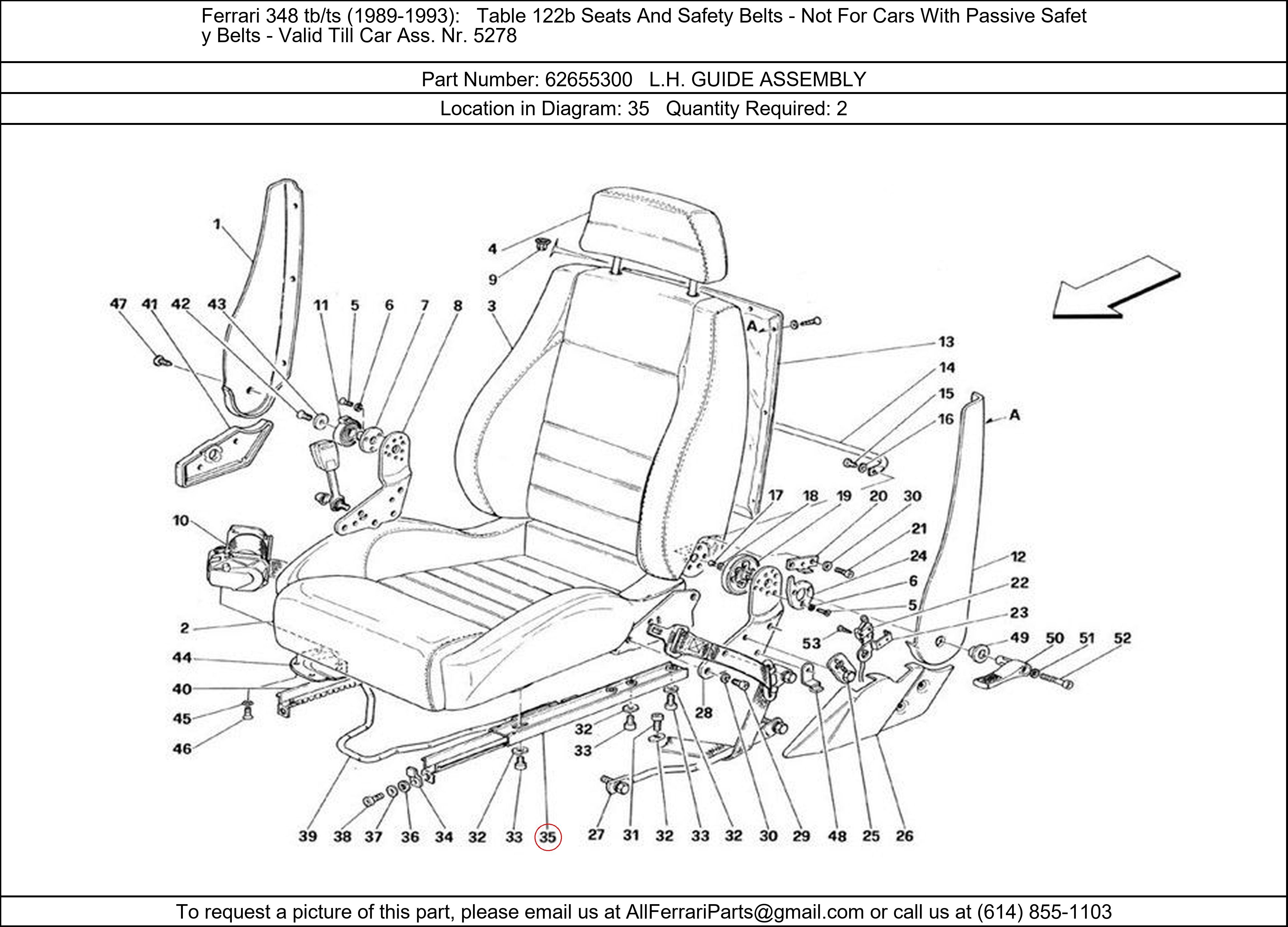 Ferrari Part 62655300