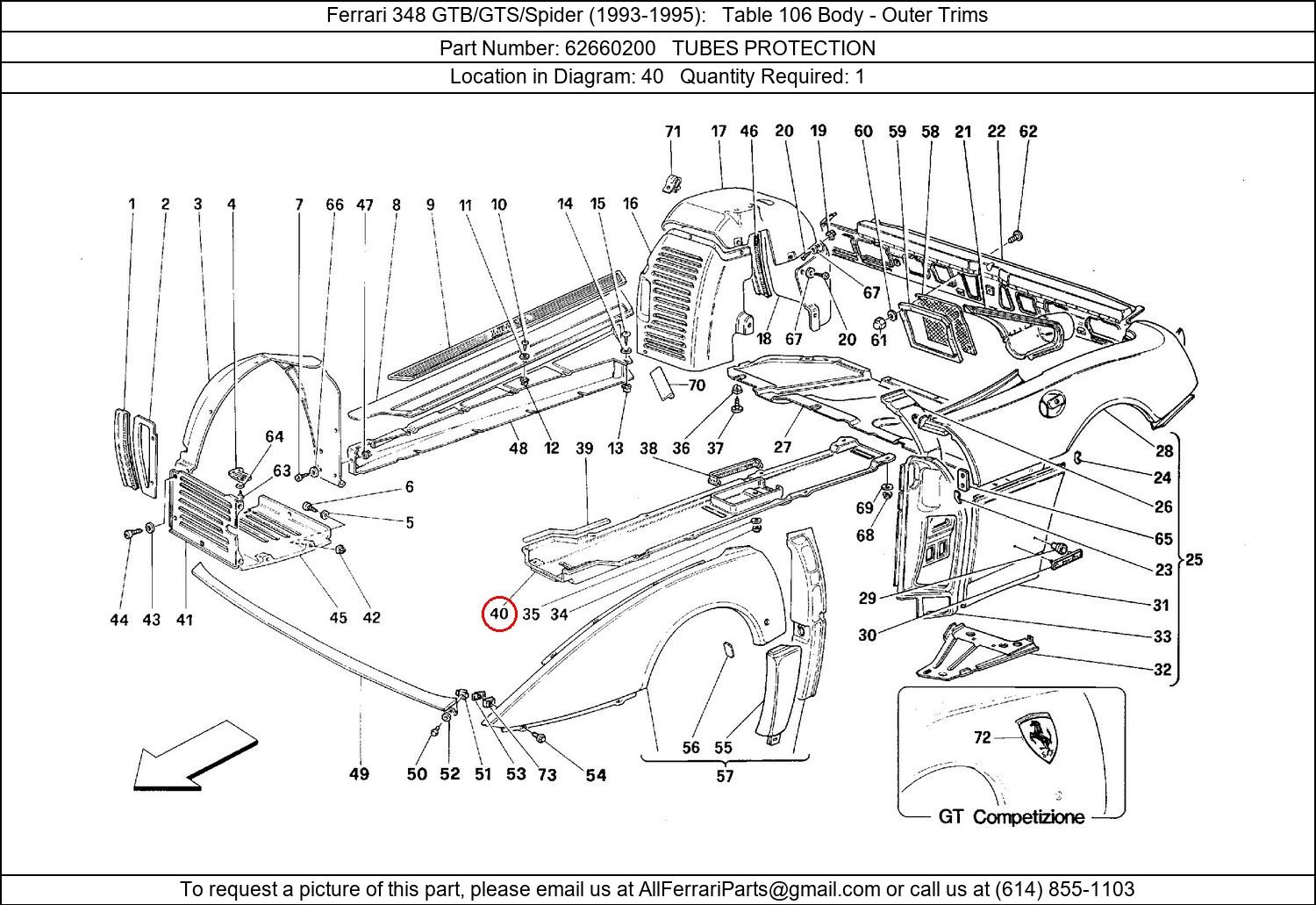 Ferrari Part 62660200