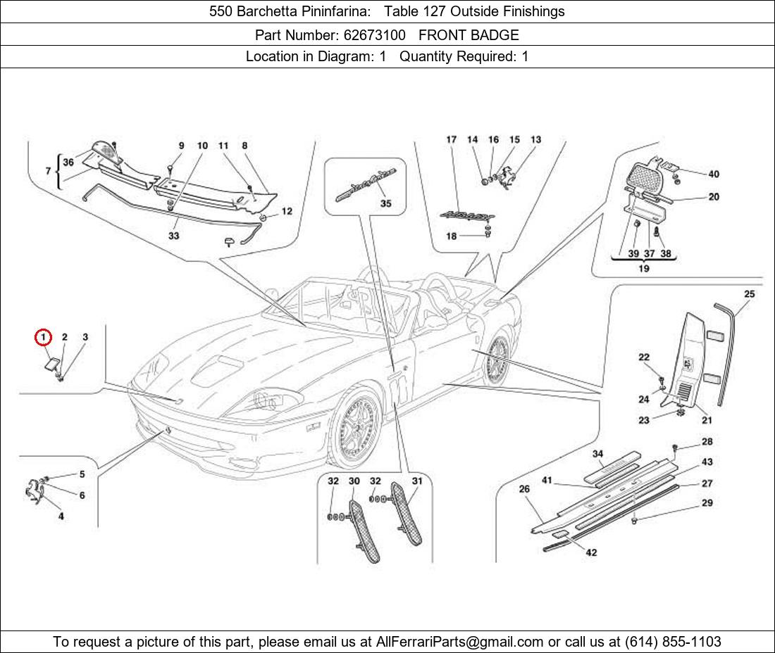 Ferrari Part 62673100