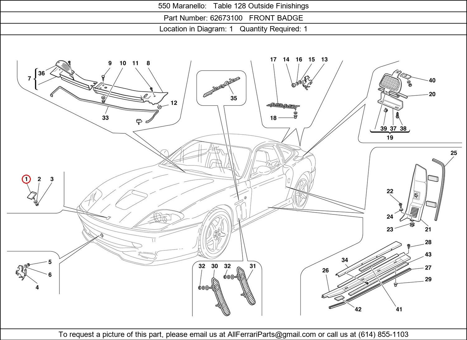 Ferrari Part 62673100