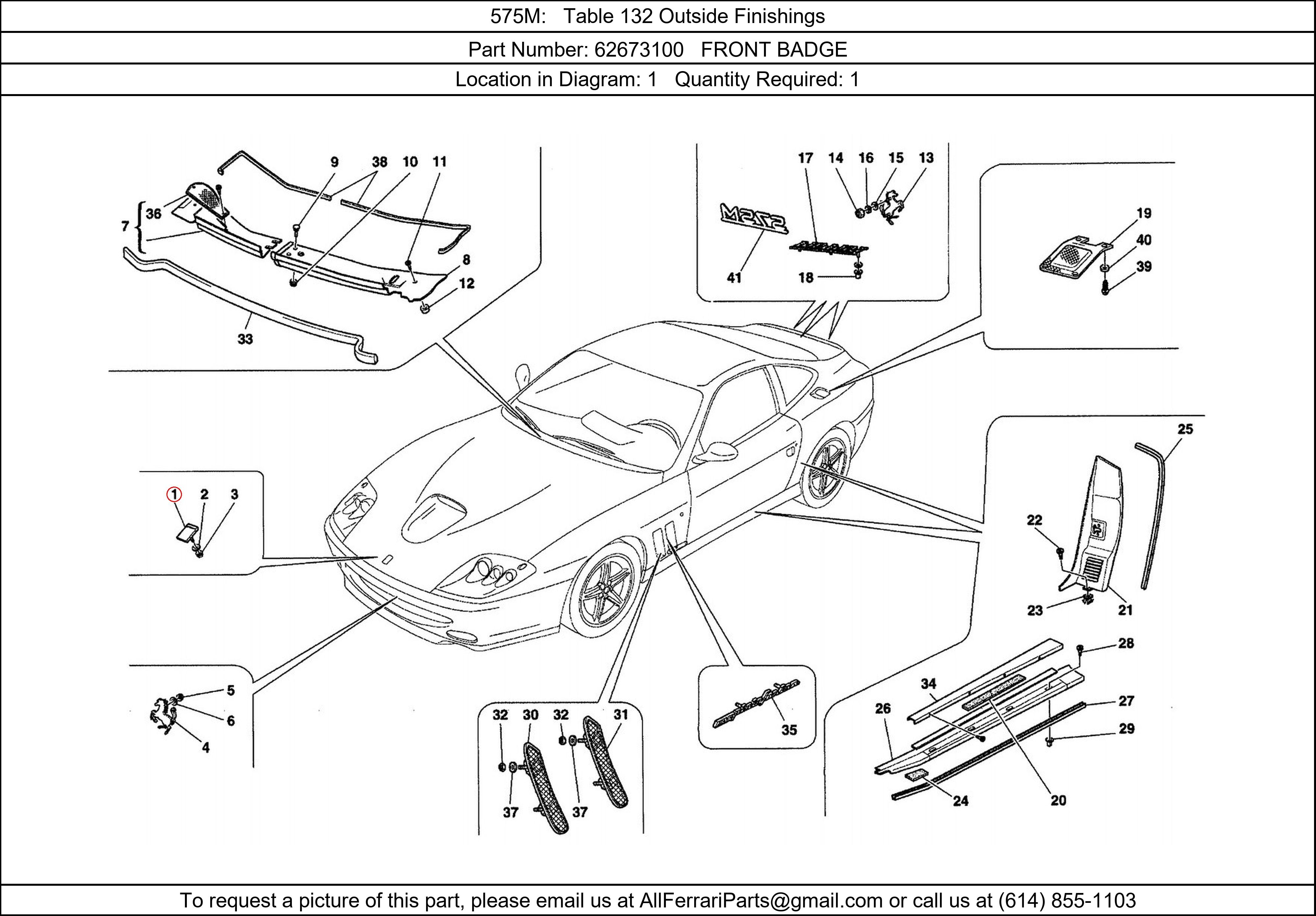 Ferrari Part 62673100