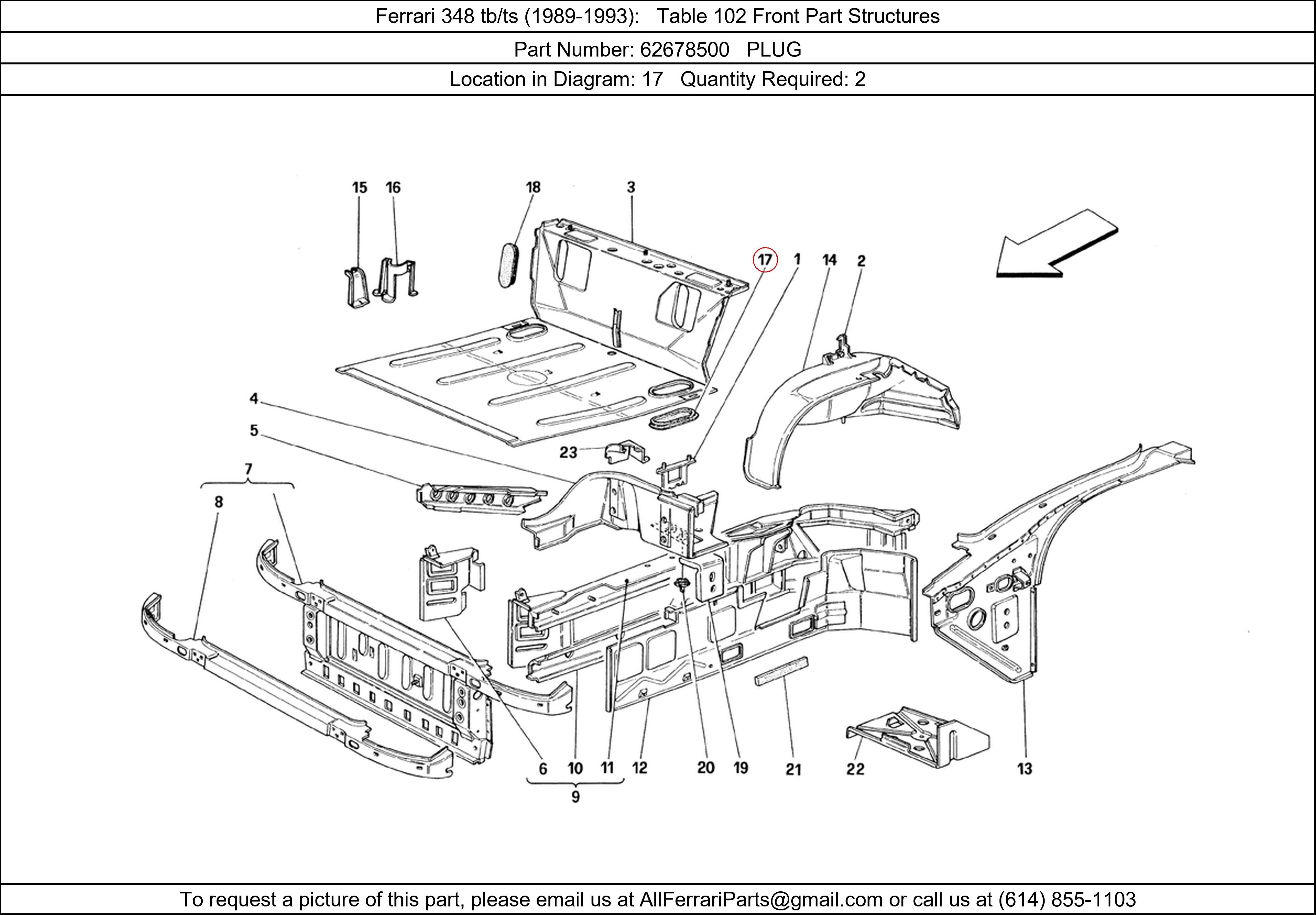 Ferrari Part 62678500