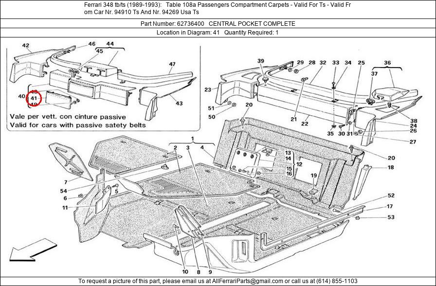 Ferrari Part 62736400