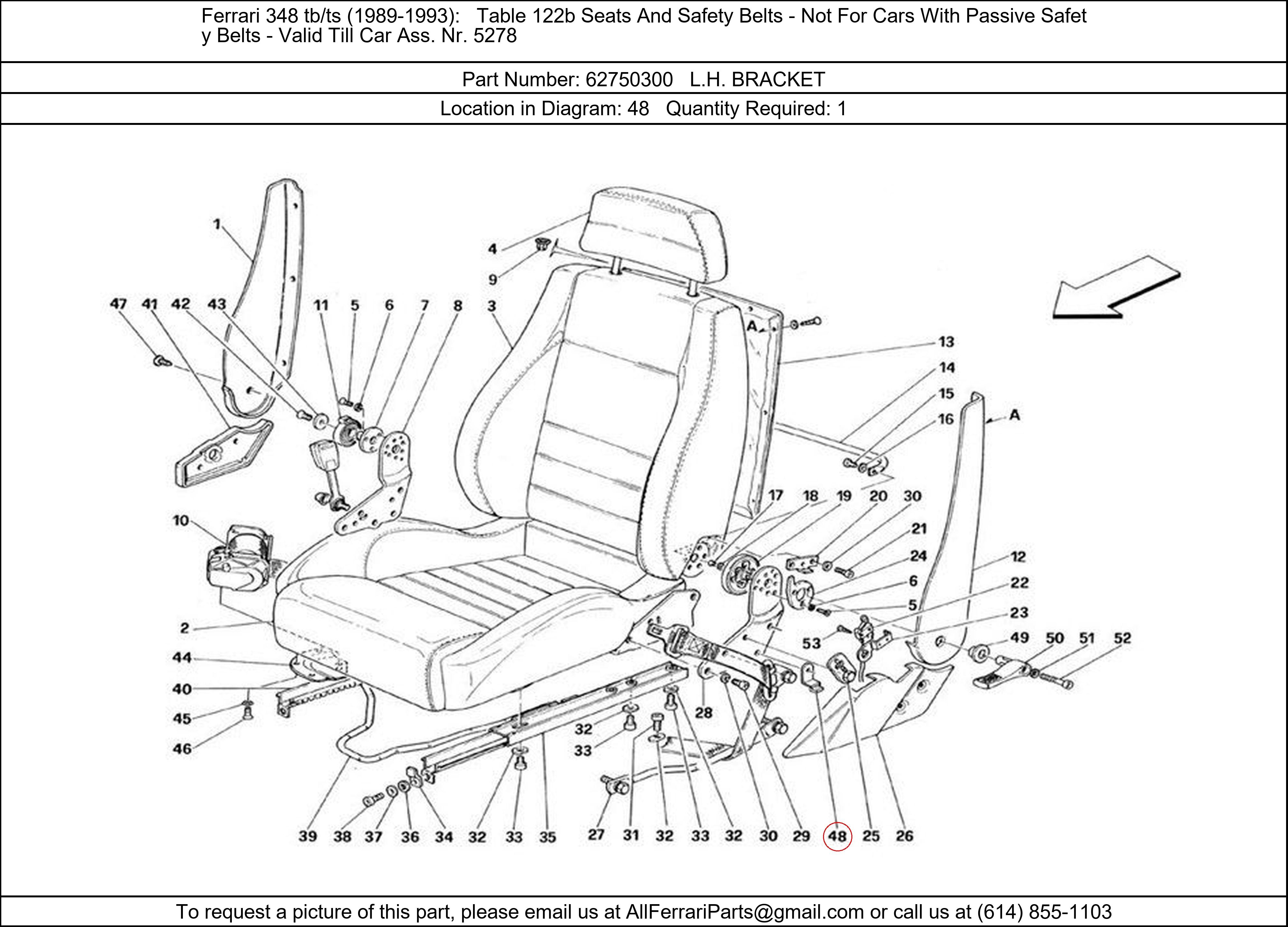 Ferrari Part 62750300