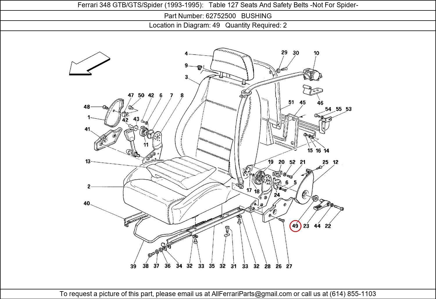 Ferrari Part 62752500