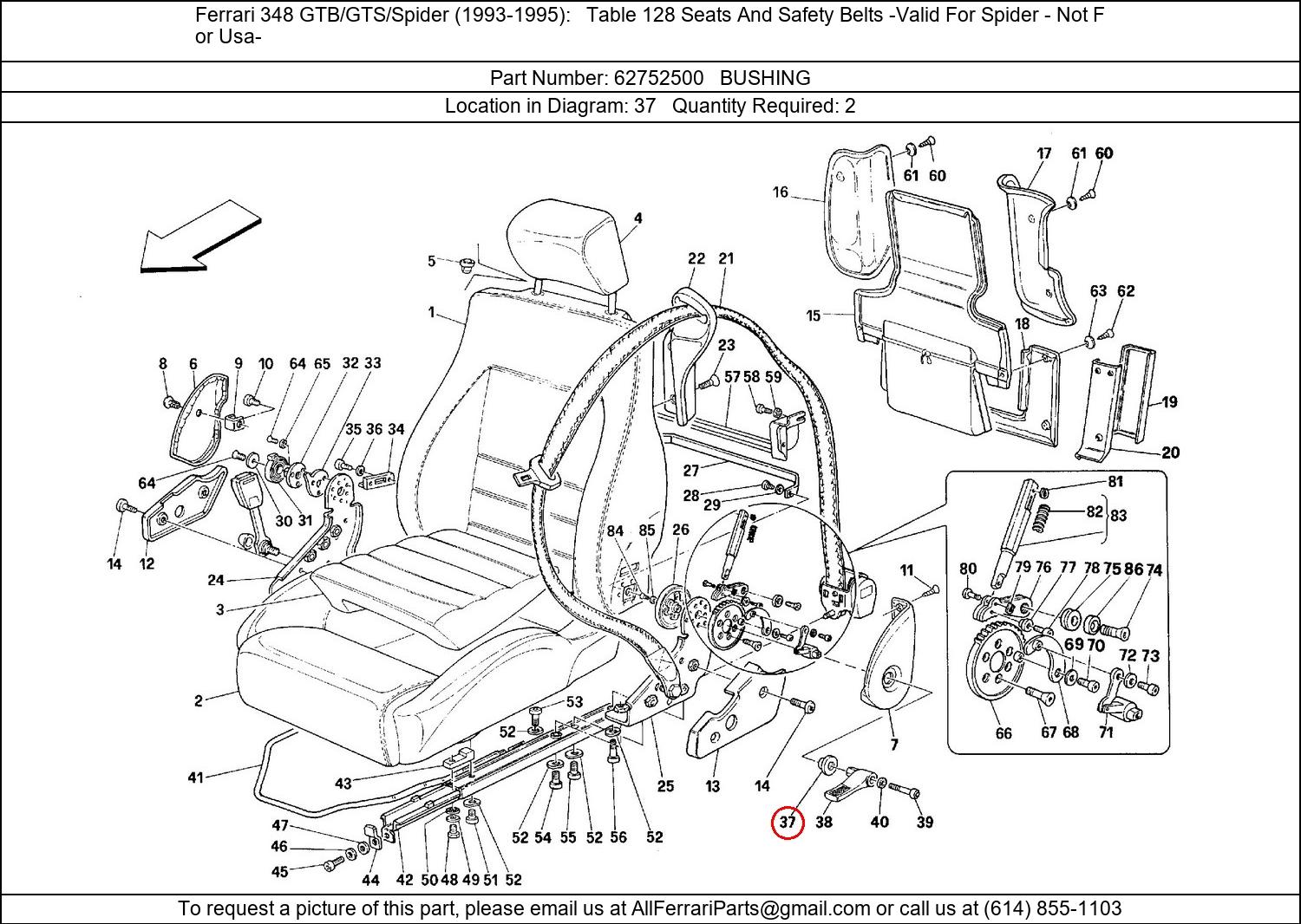 Ferrari Part 62752500