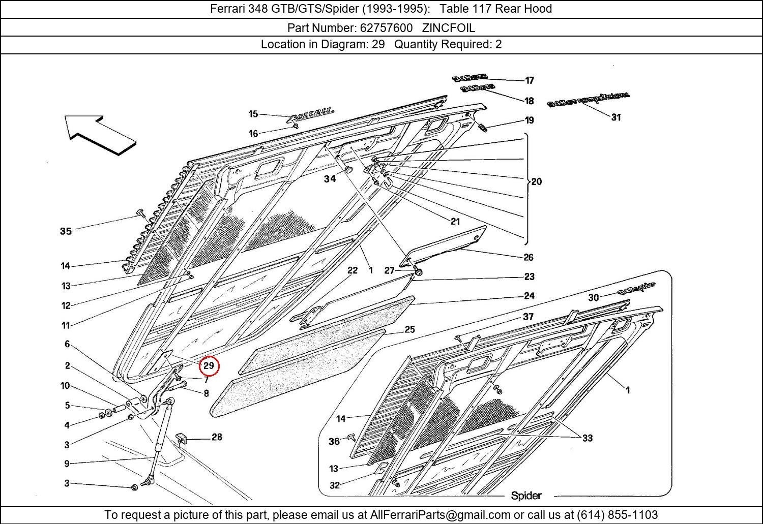 Ferrari Part 62757600