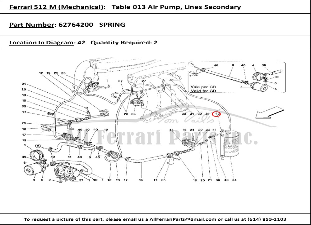 Ferrari Part 62764200