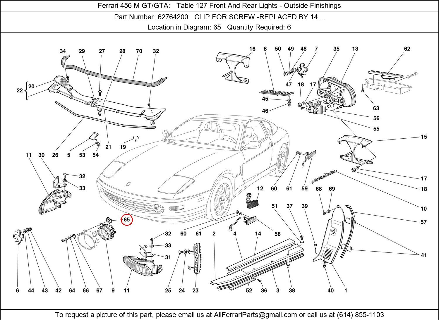 Ferrari Part 62764200