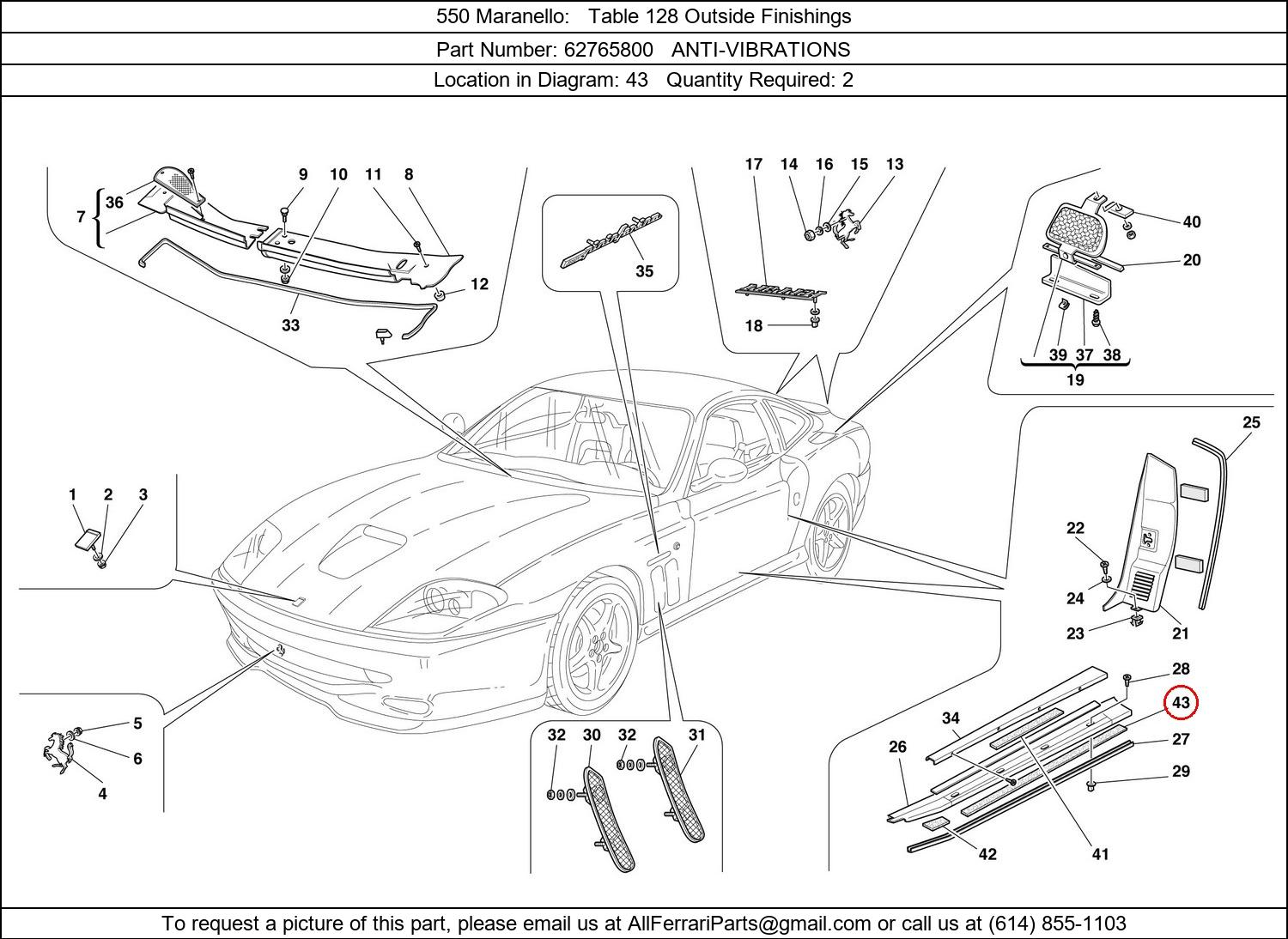 Ferrari Part 62765800