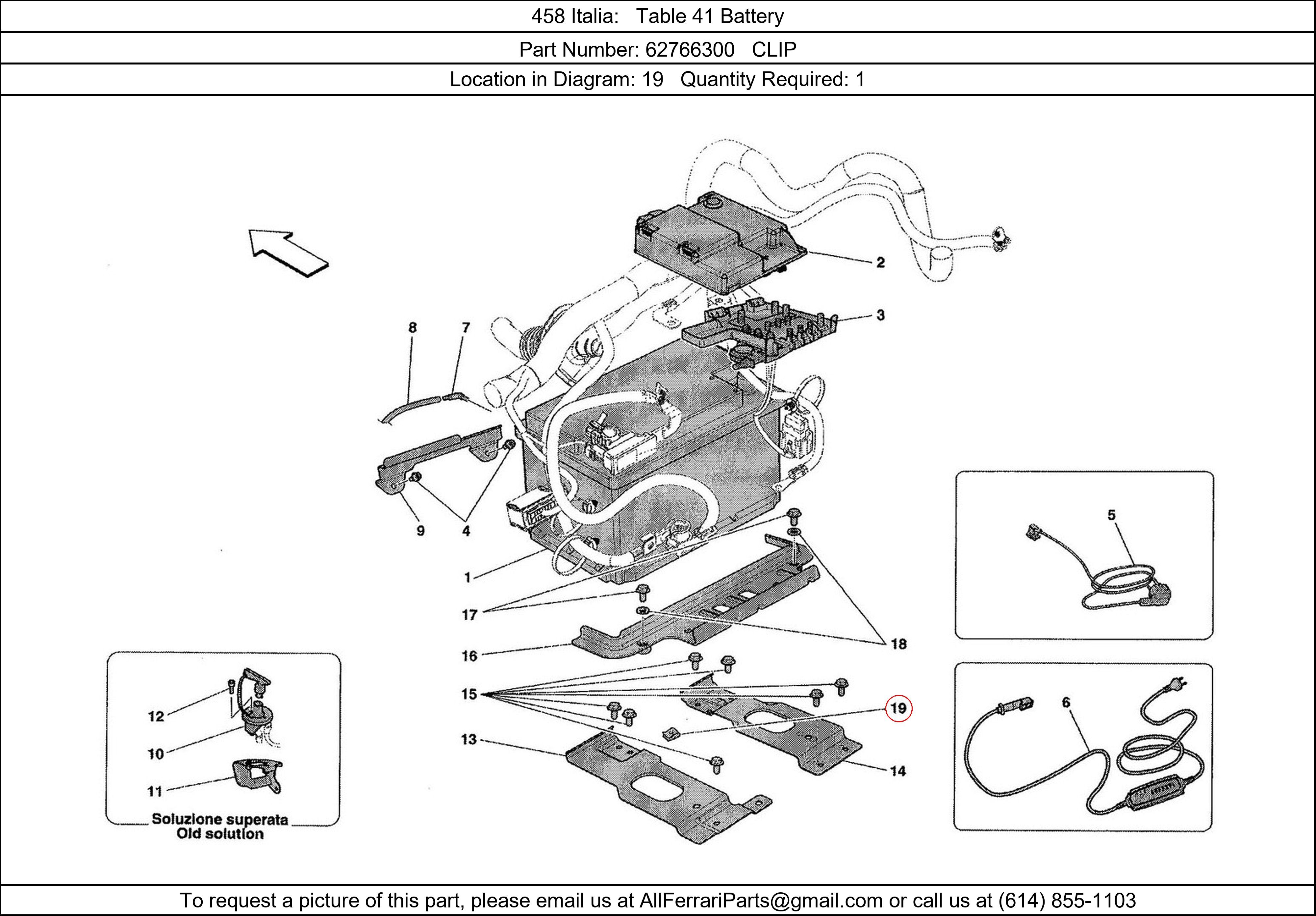 Ferrari Part 62766300