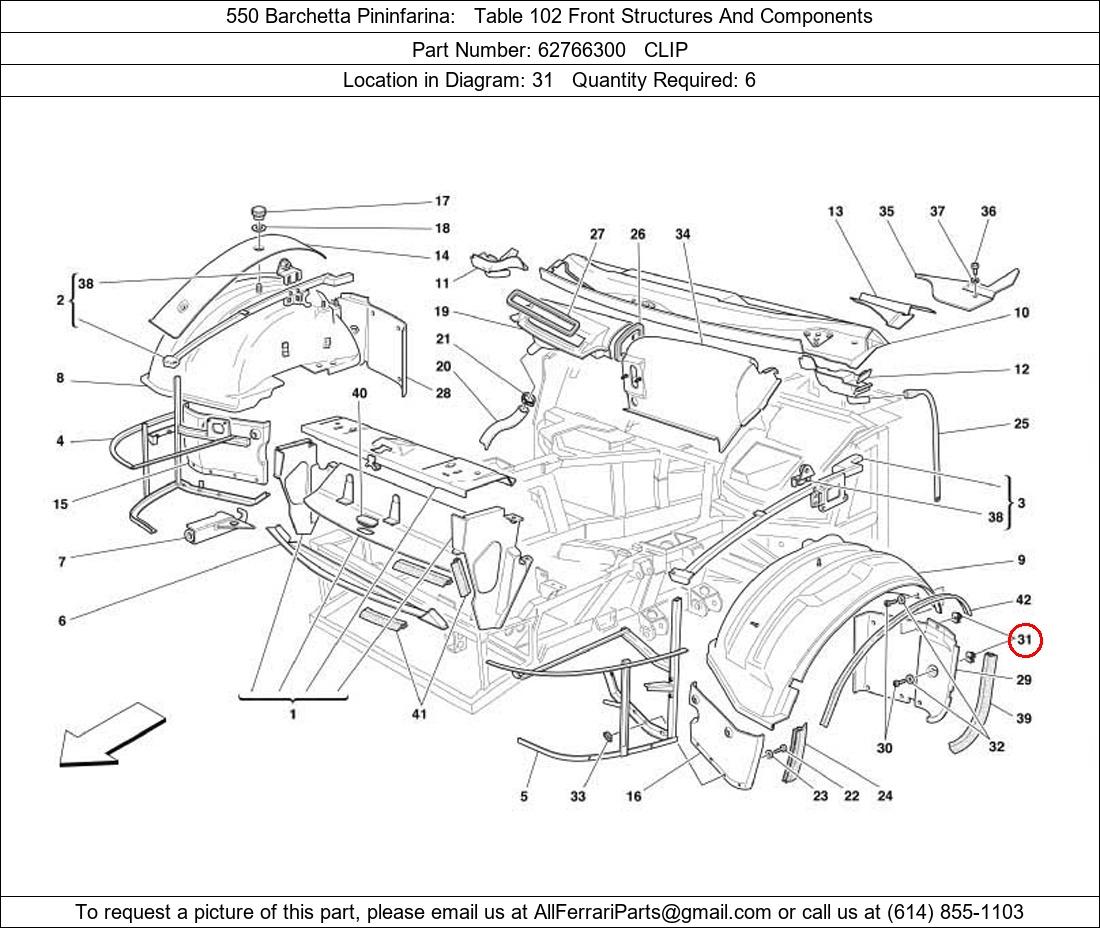 Ferrari Part 62766300