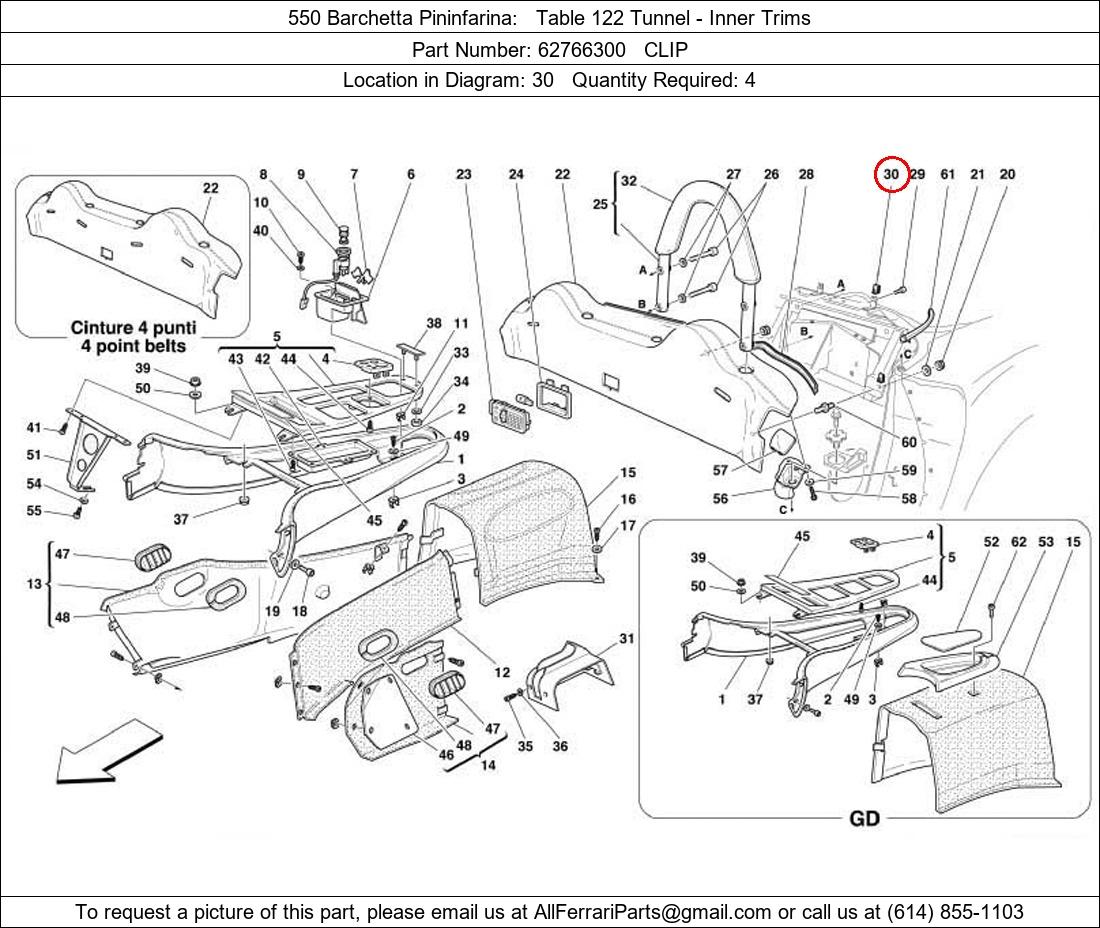 Ferrari Part 62766300