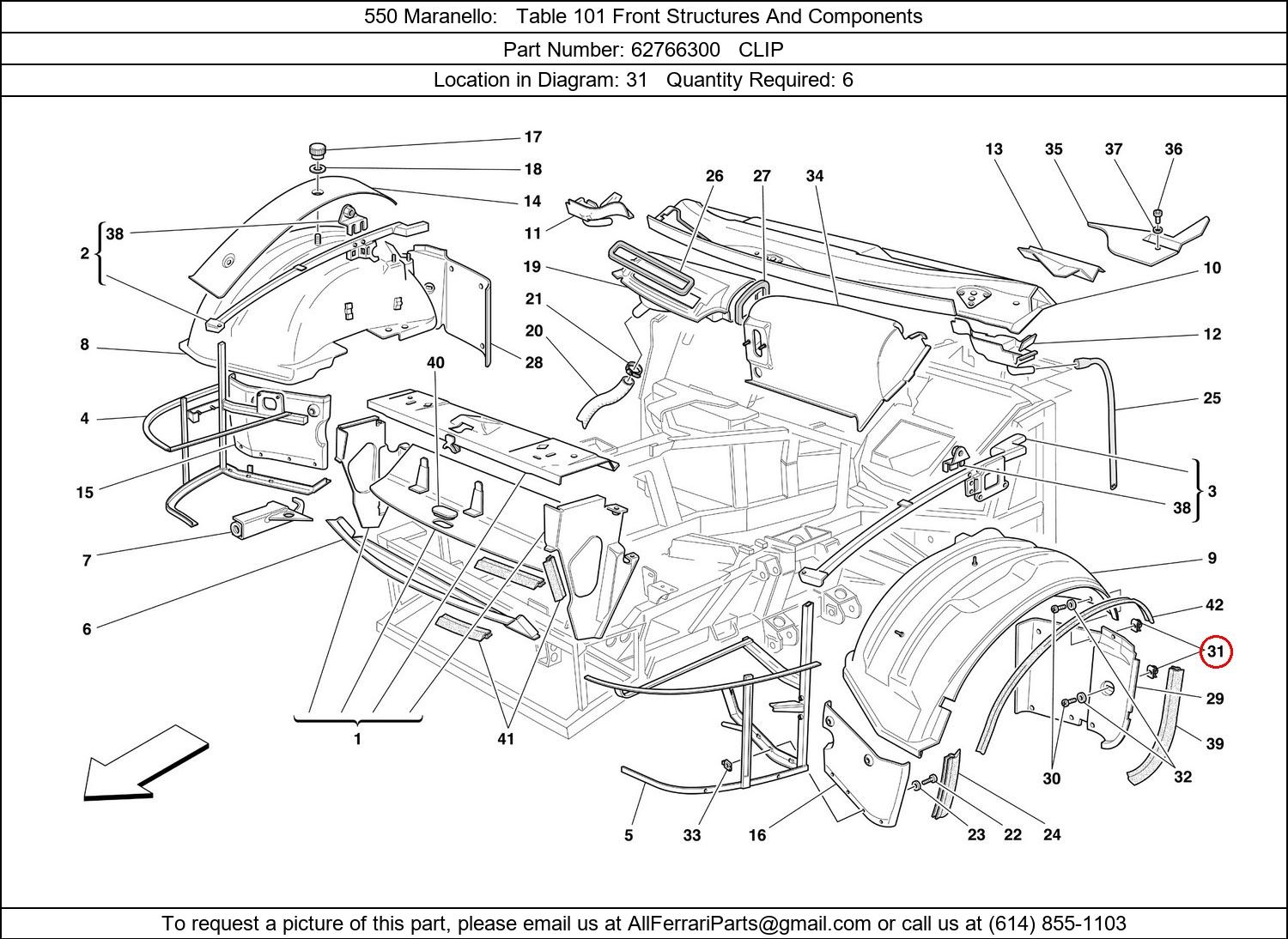 Ferrari Part 62766300