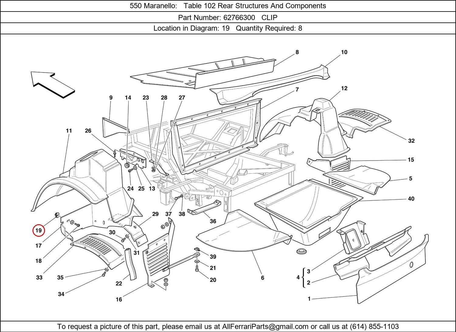 Ferrari Part 62766300