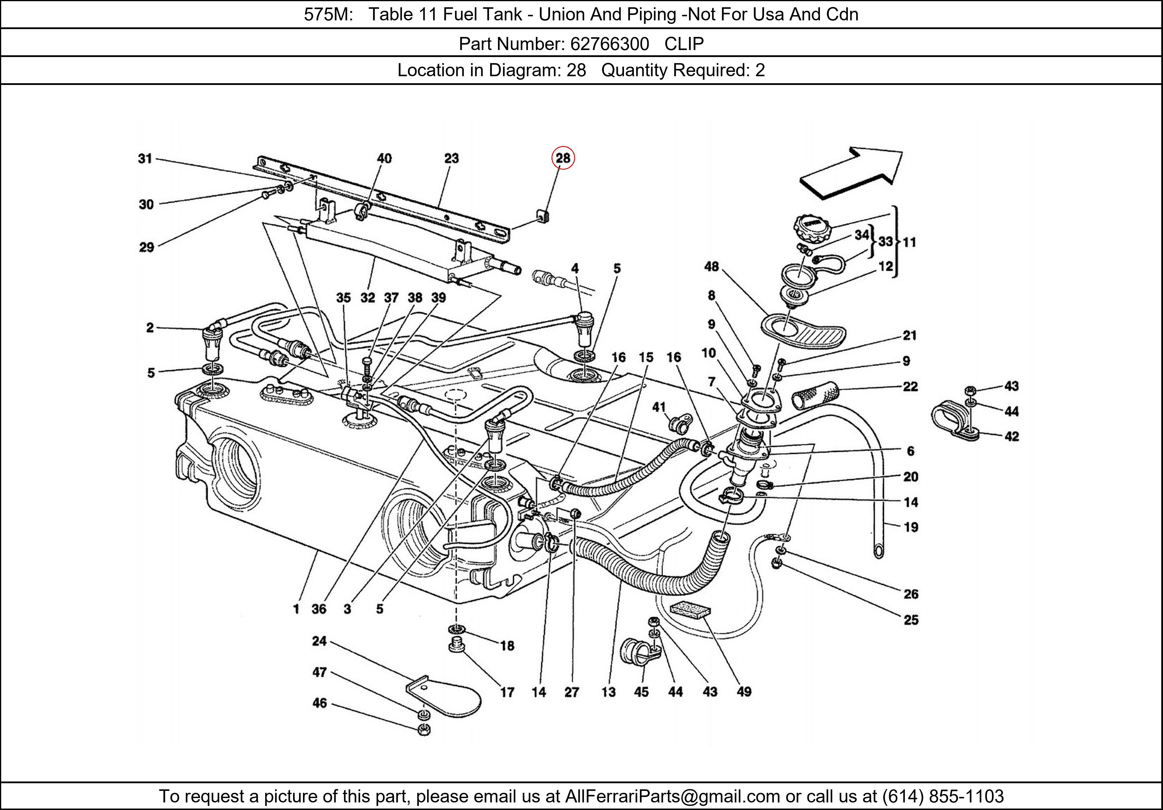 Ferrari Part 62766300