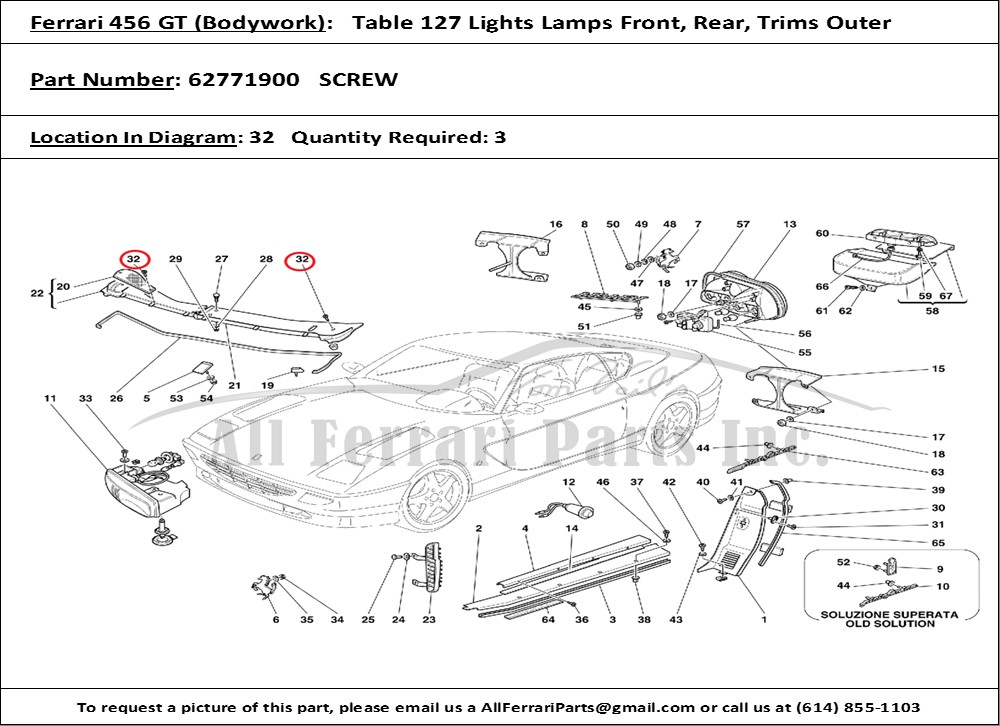 Ferrari Part 62771900