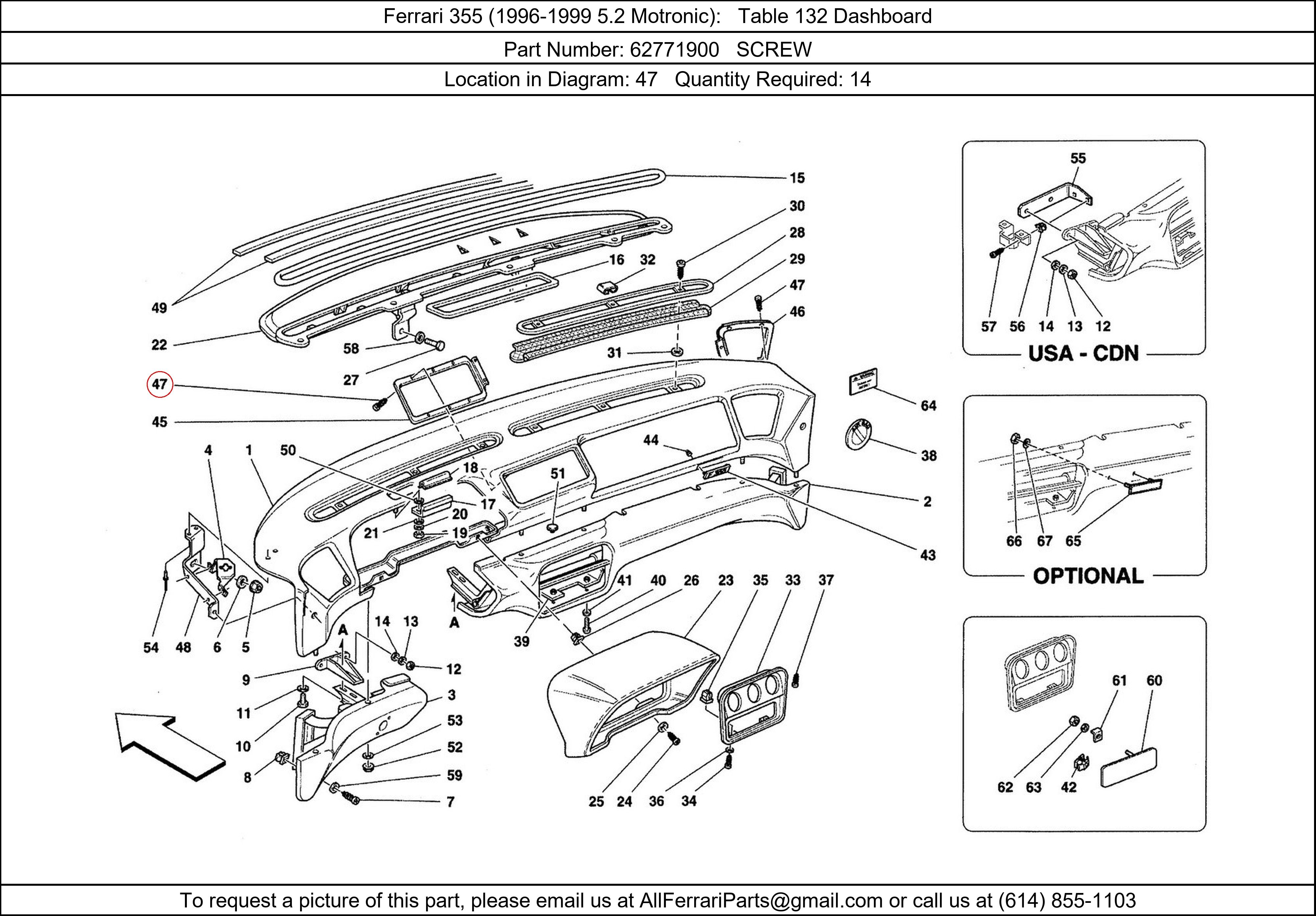 Ferrari Part 62771900