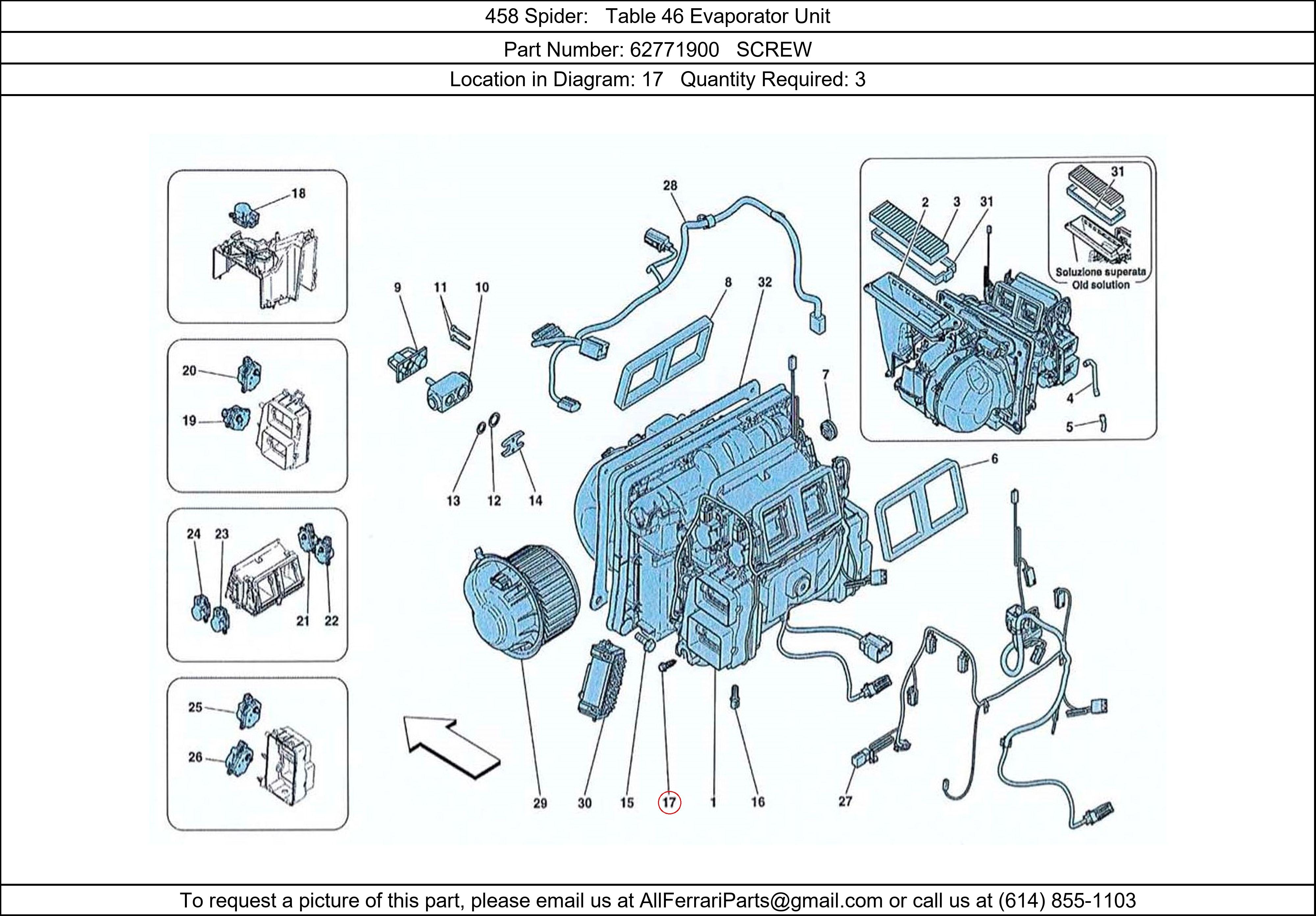 Ferrari Part 62771900