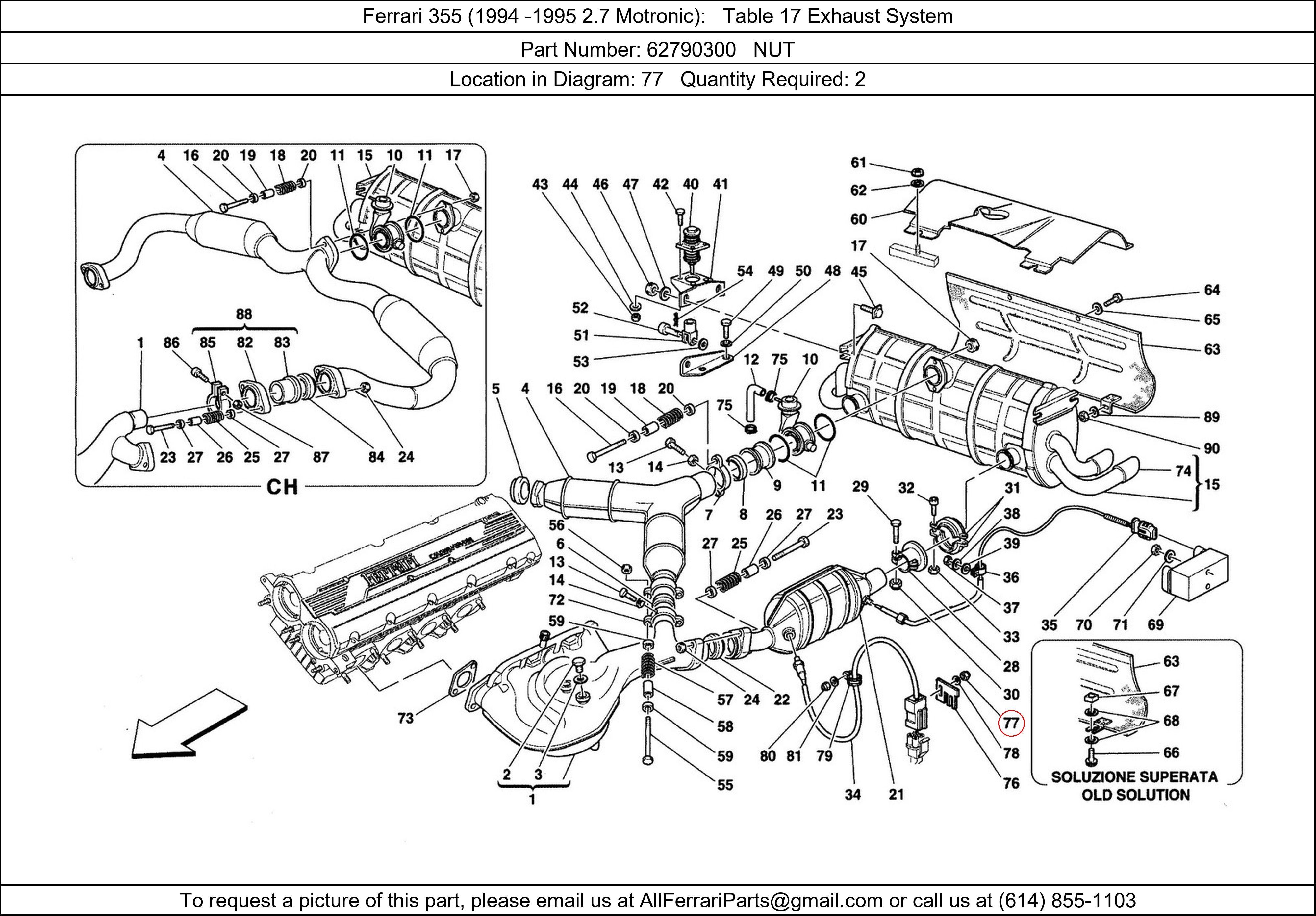 Ferrari Part 62790300