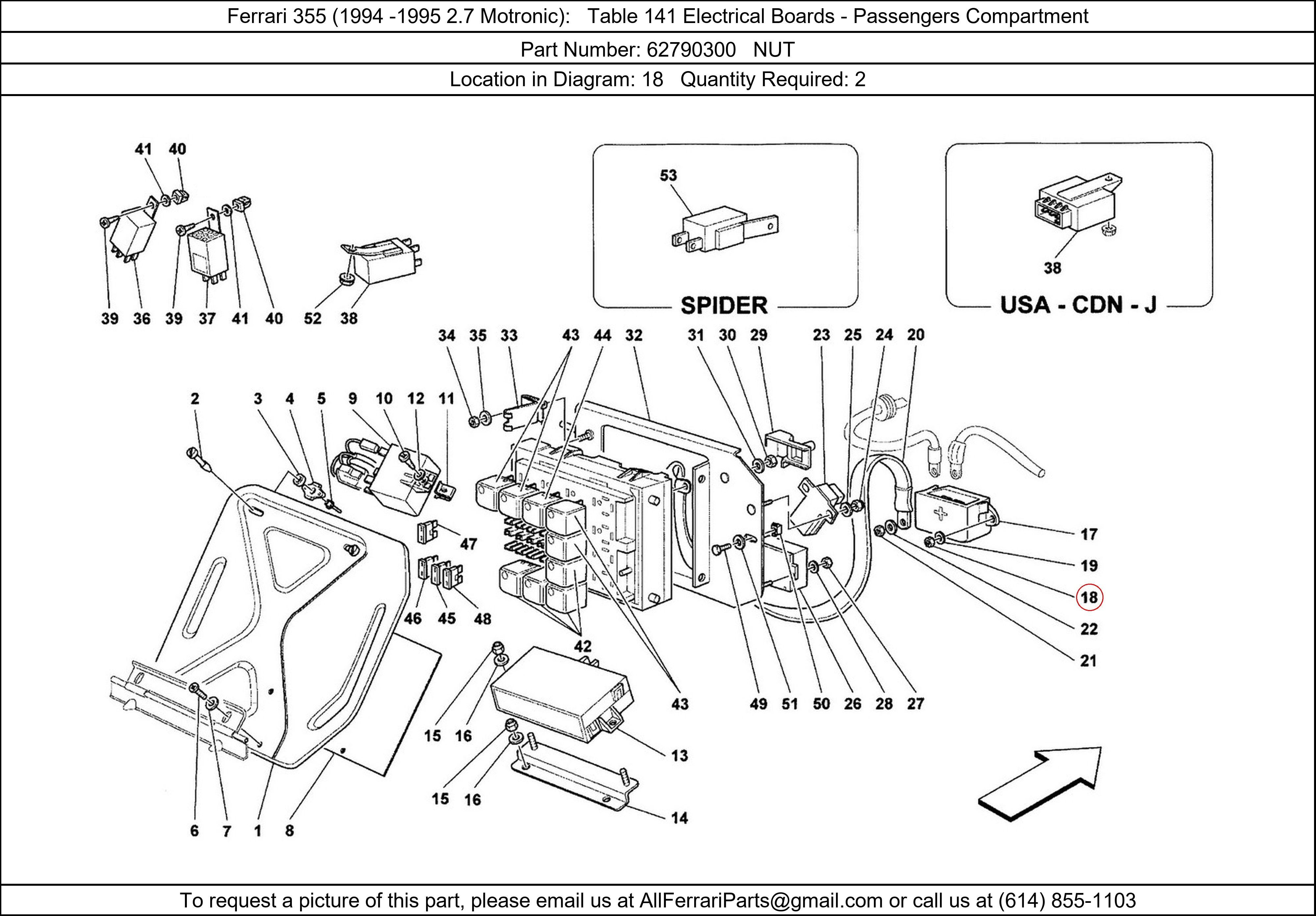 Ferrari Part 62790300