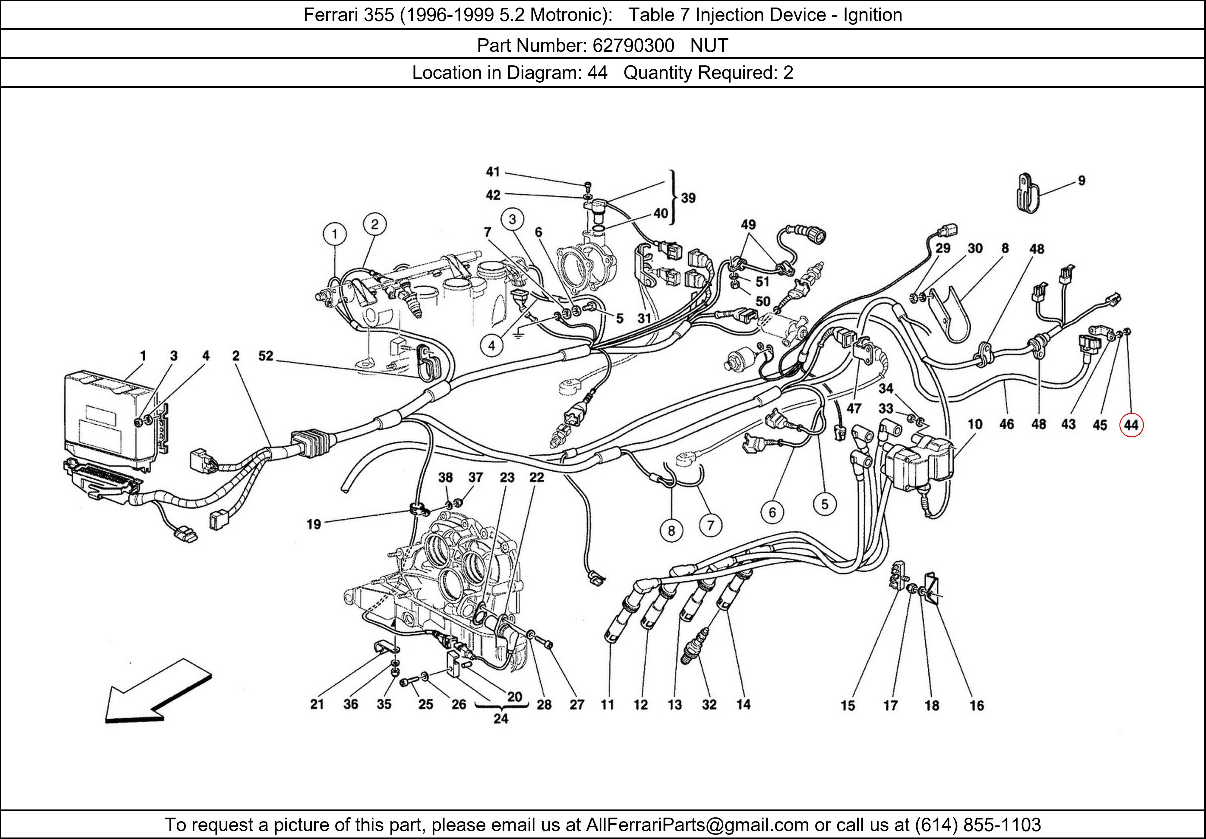 Ferrari Part 62790300