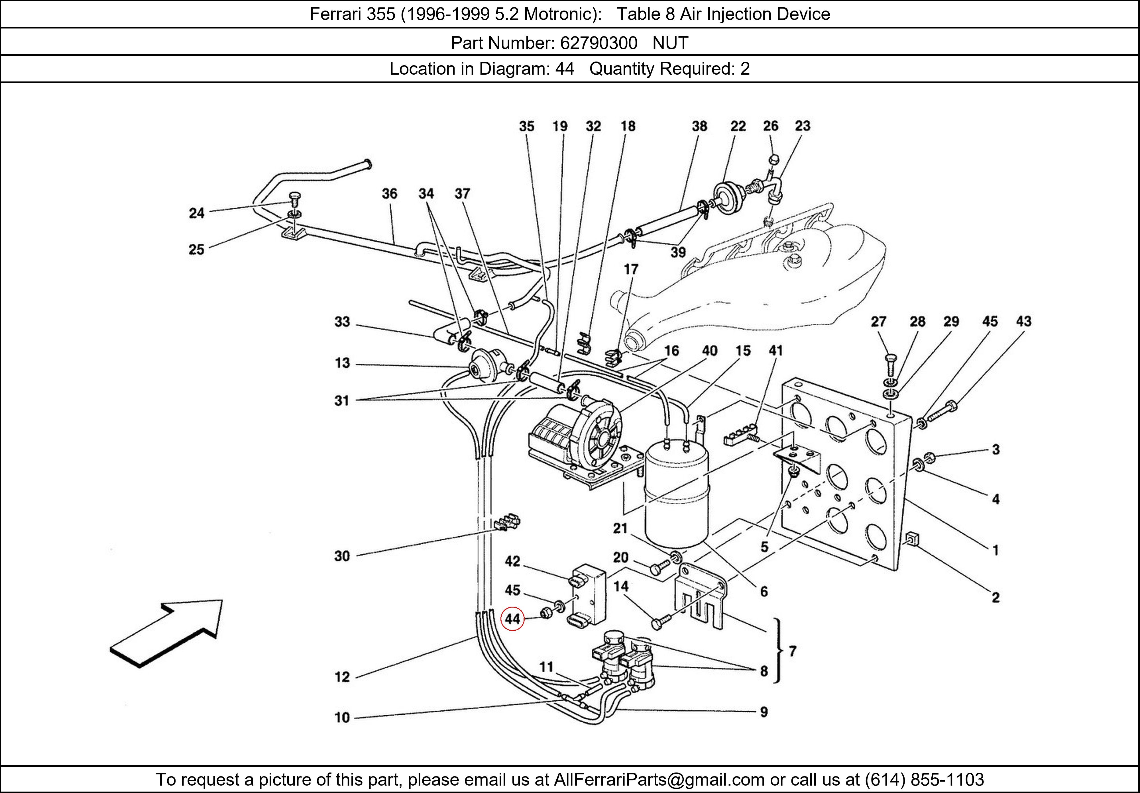 Ferrari Part 62790300