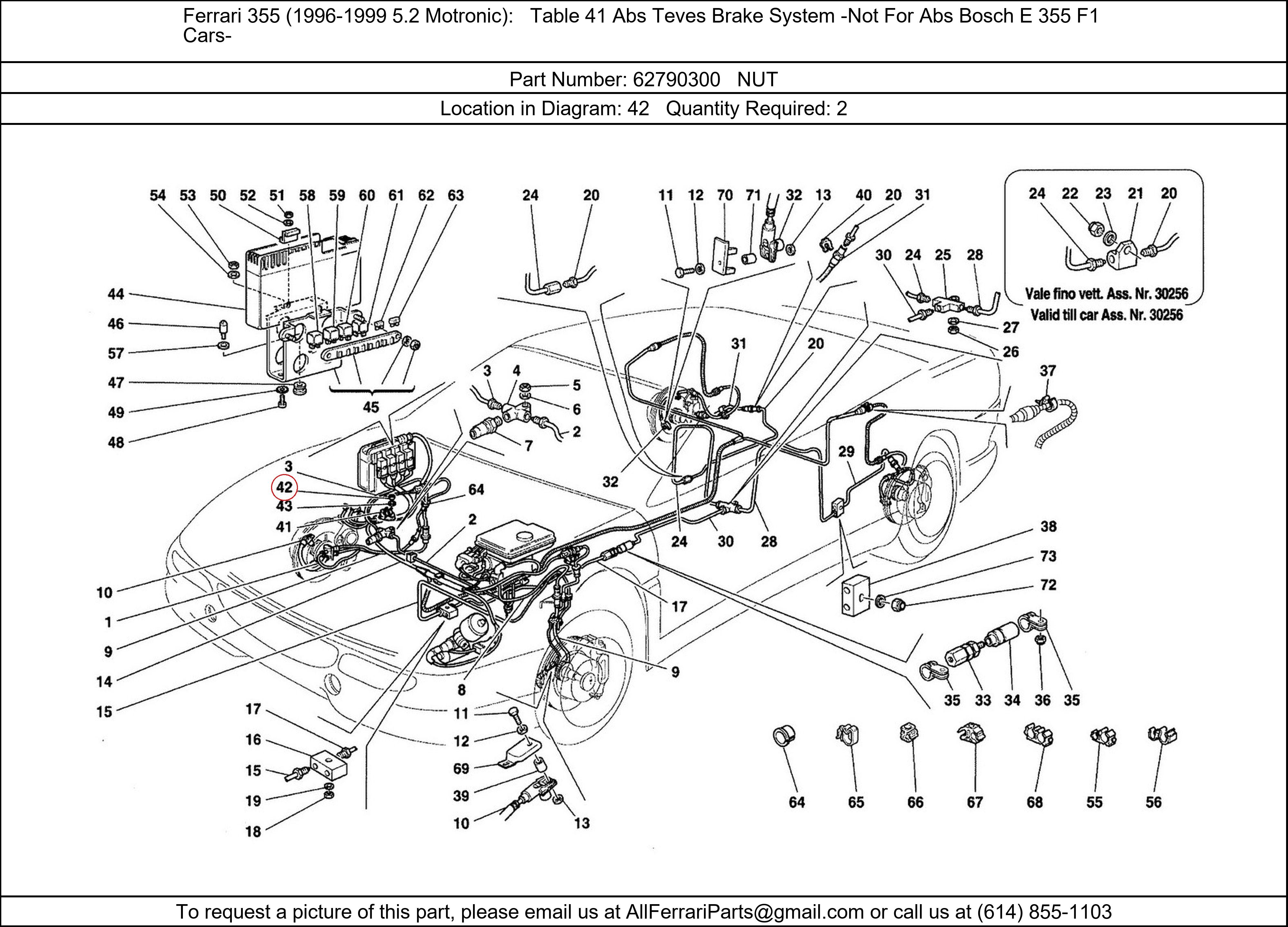 Ferrari Part 62790300