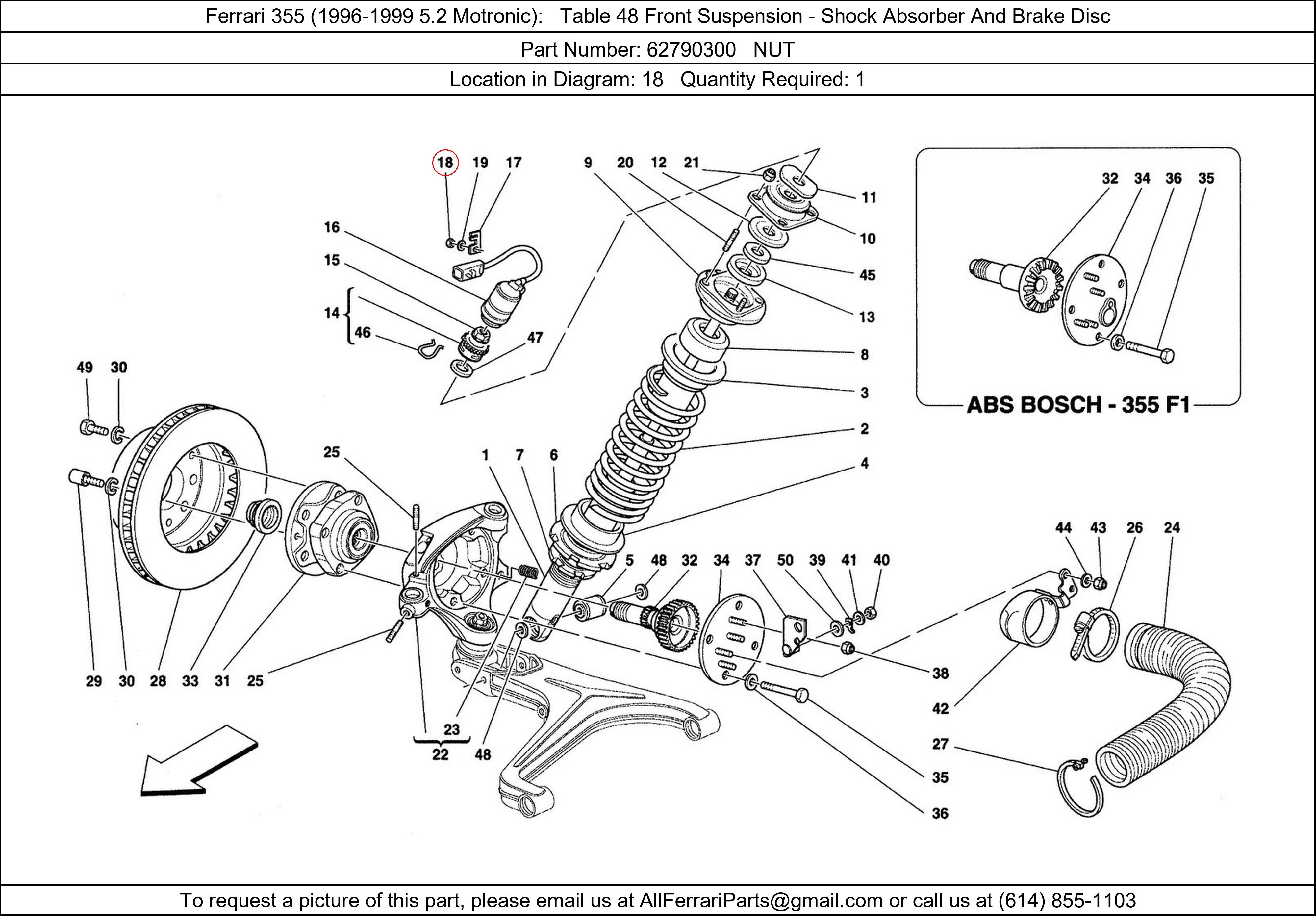 Ferrari Part 62790300