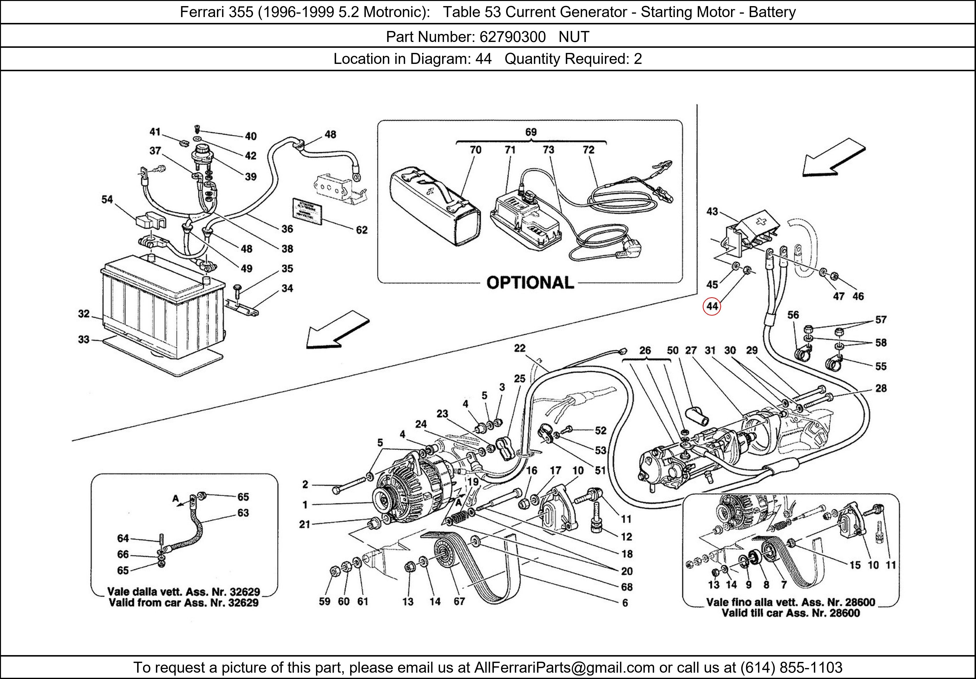 Ferrari Part 62790300