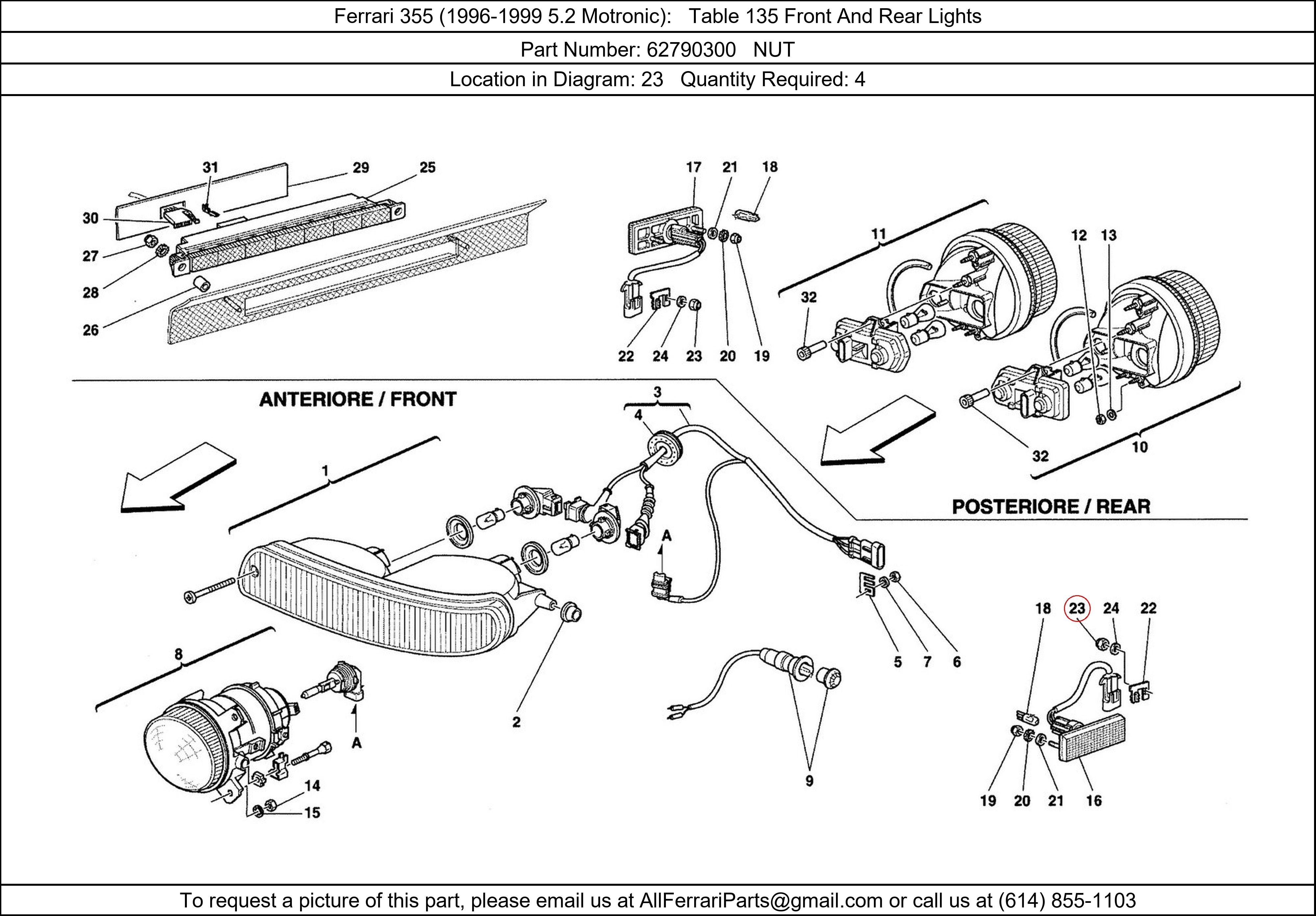 Ferrari Part 62790300