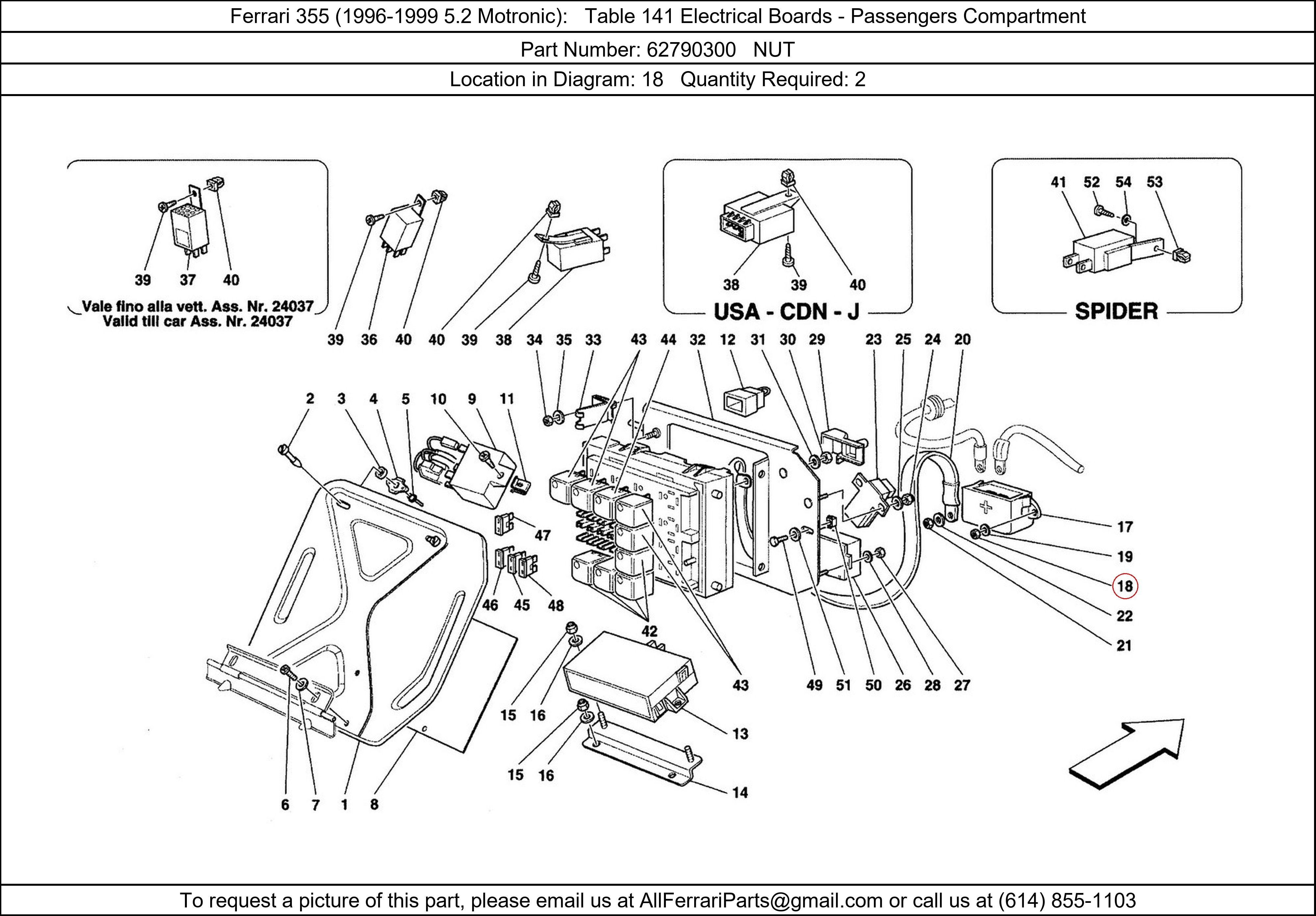 Ferrari Part 62790300