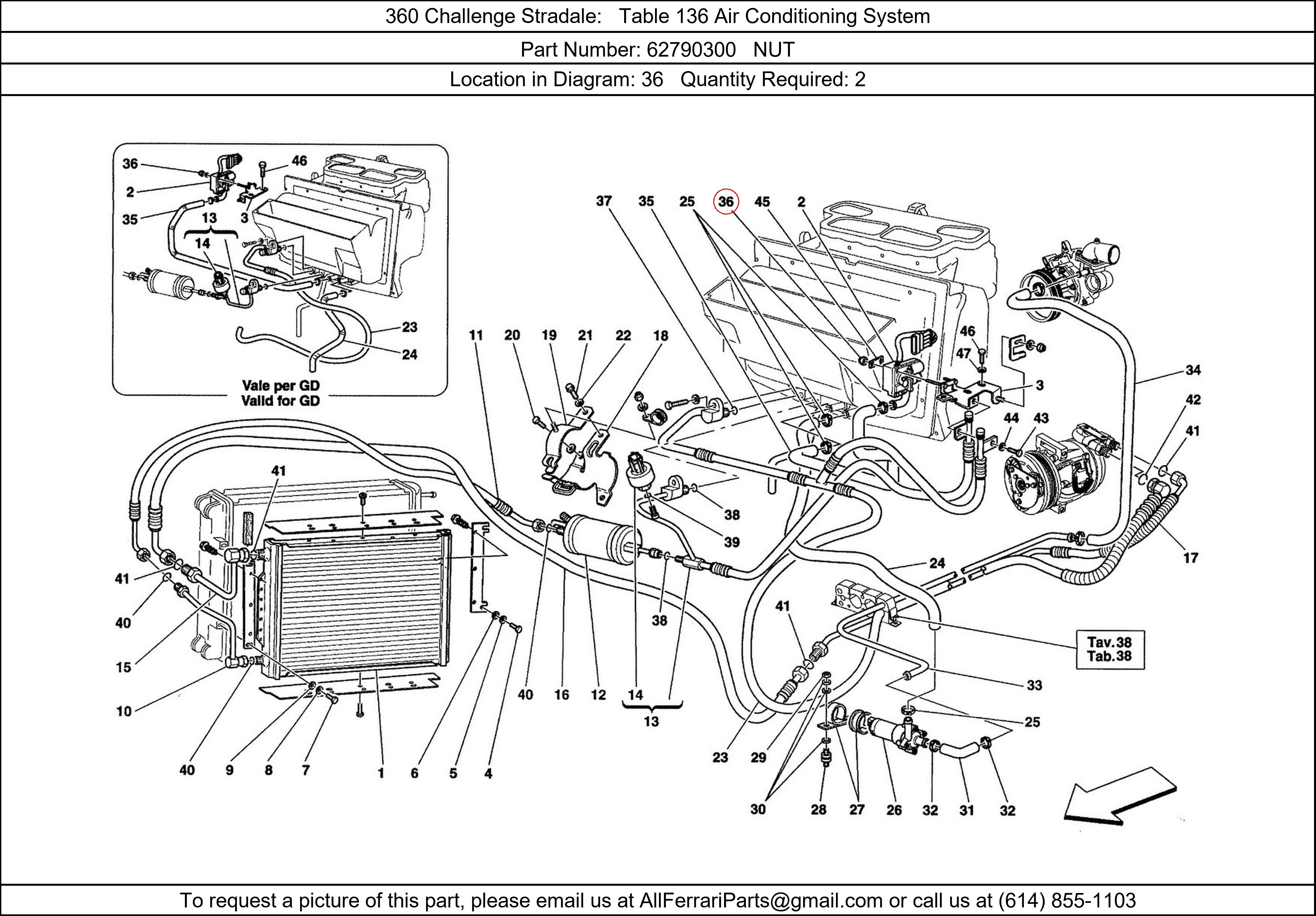 Ferrari Part 62790300