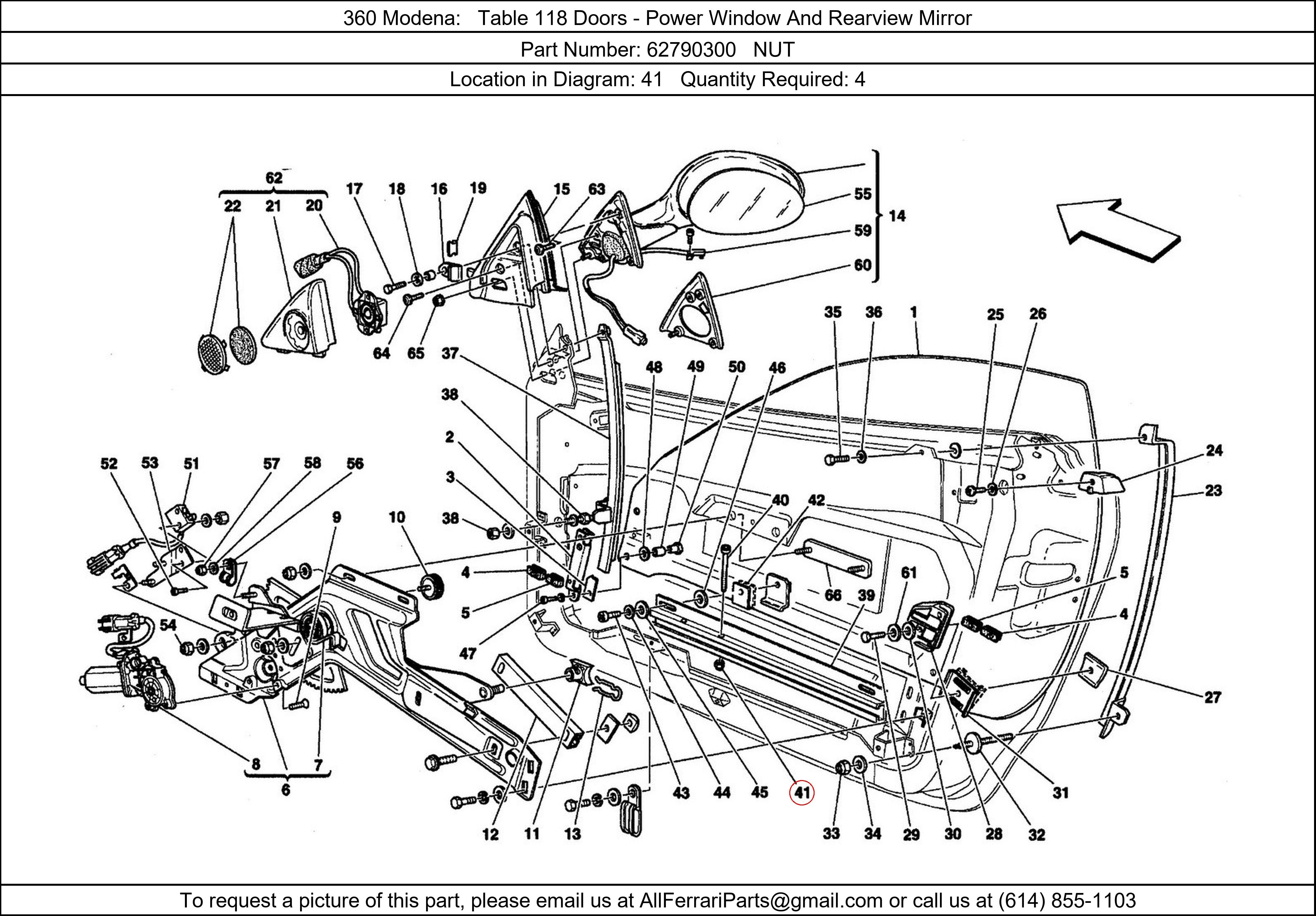 Ferrari Part 62790300