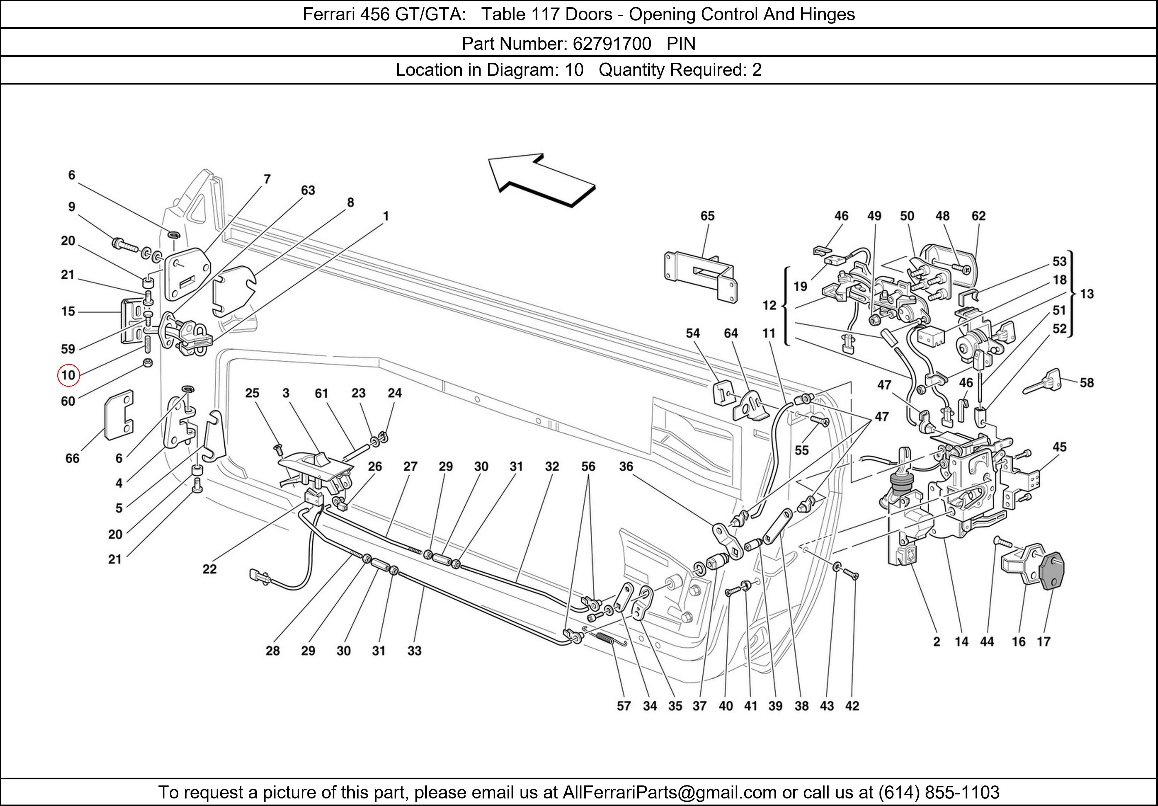 Ferrari Part 62791700