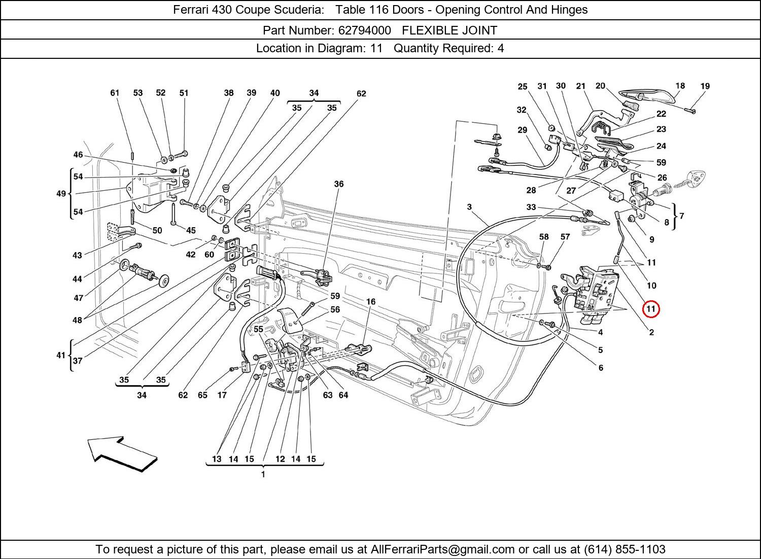 Ferrari Part 62794000