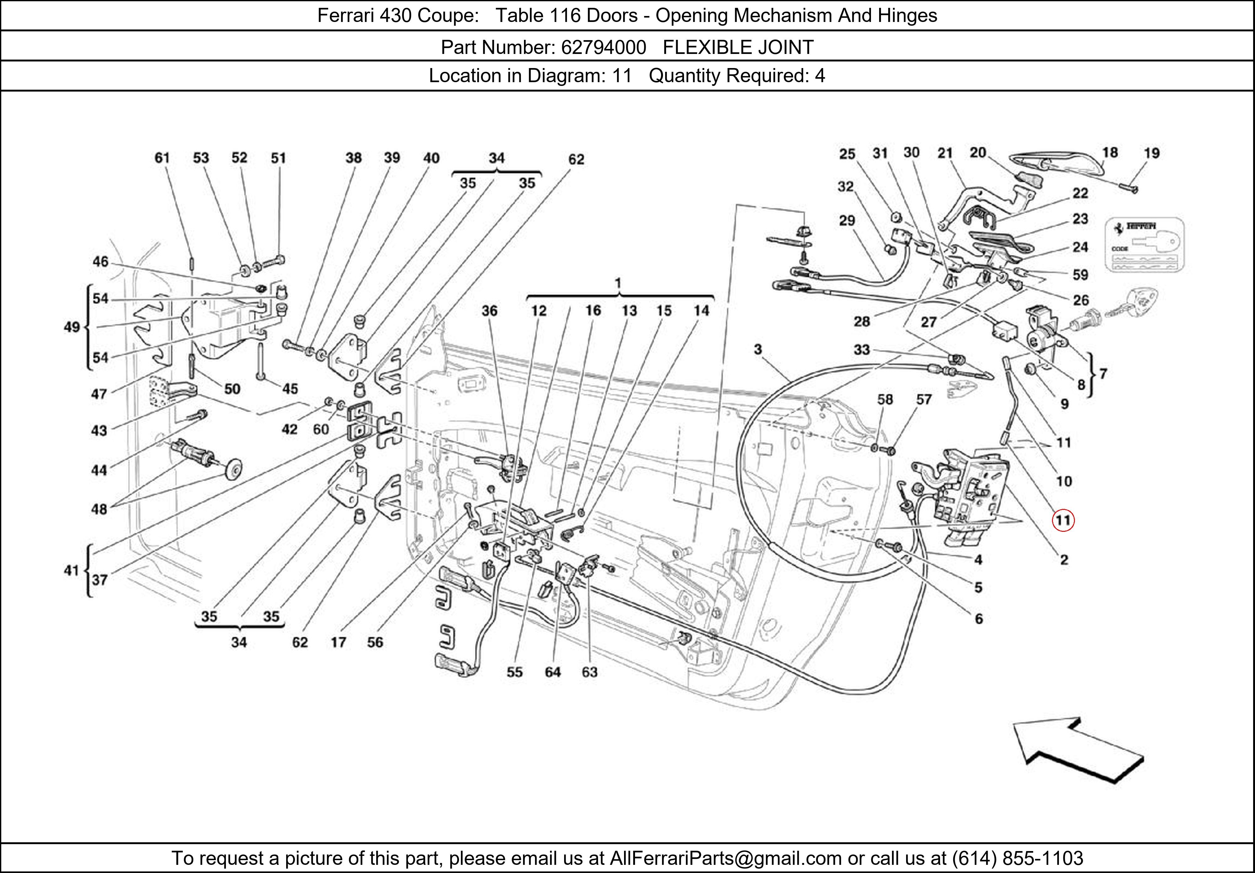 Ferrari Part 62794000