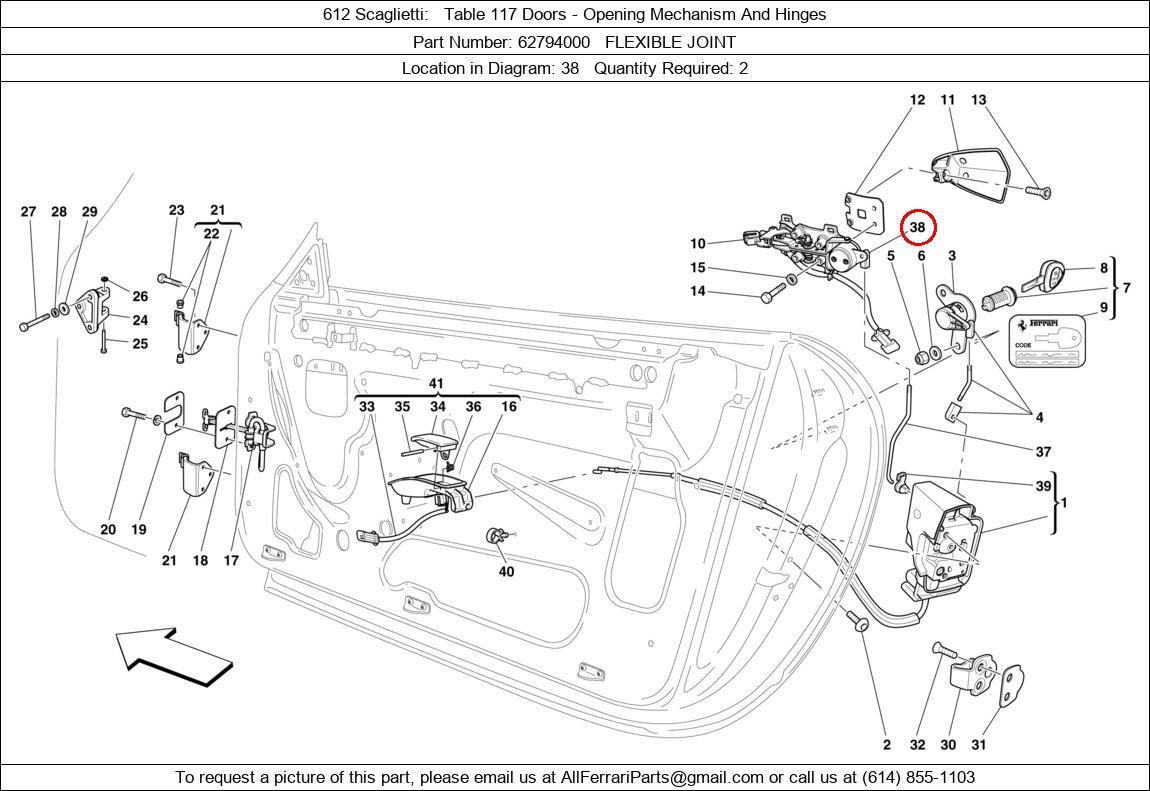 Ferrari Part 62794000