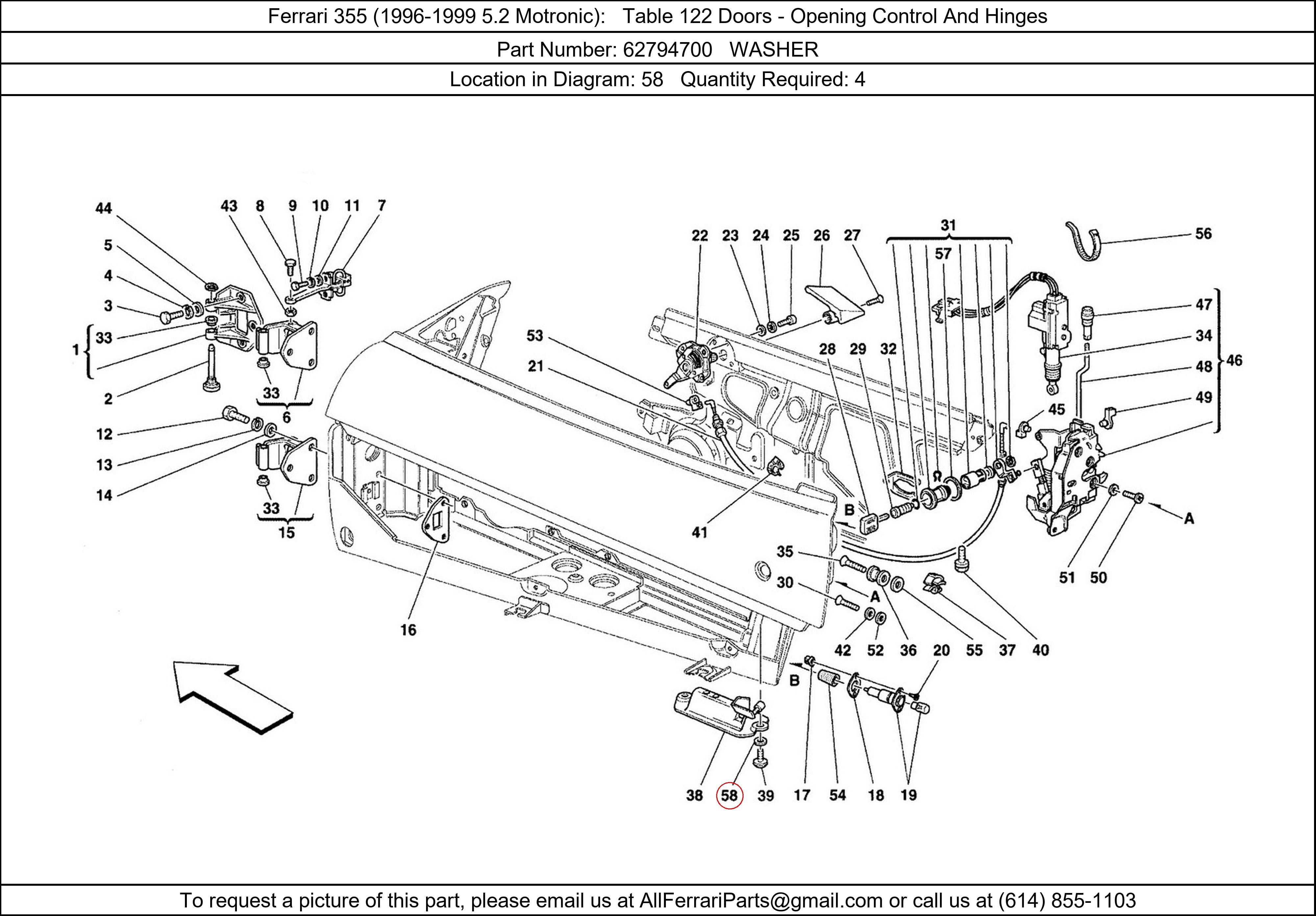 Ferrari Part 62794700