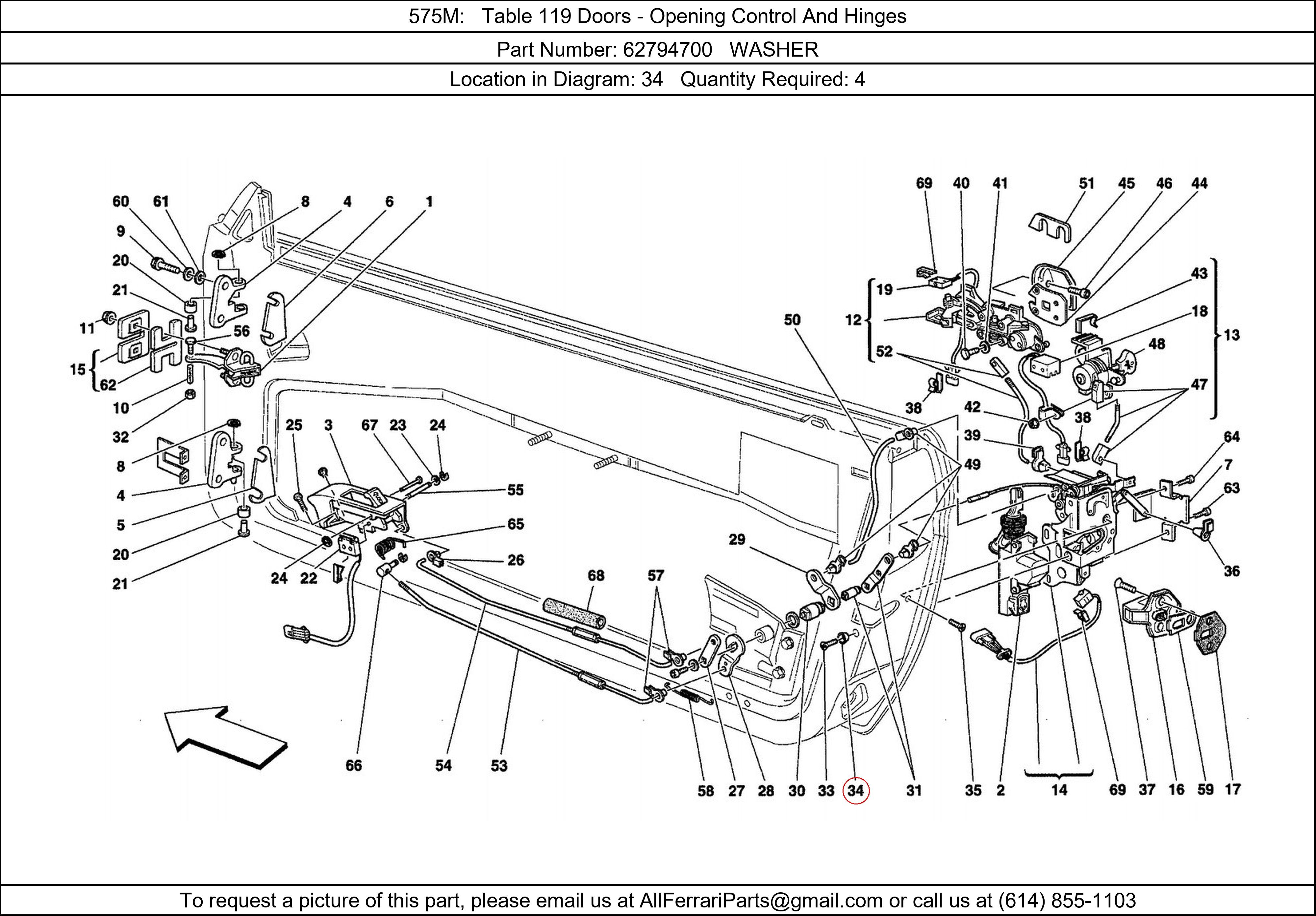 Ferrari Part 62794700