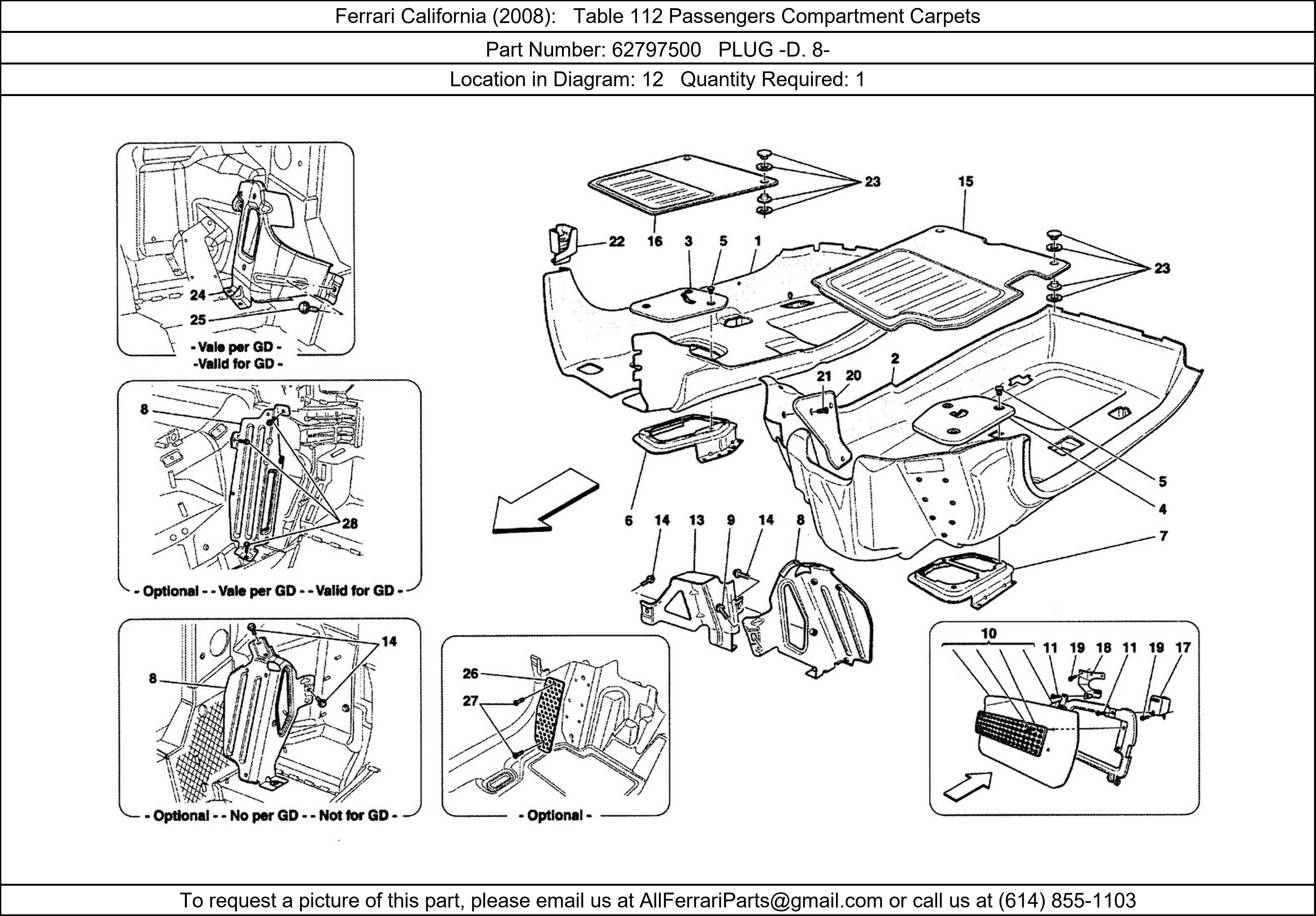 Ferrari Part 62797500