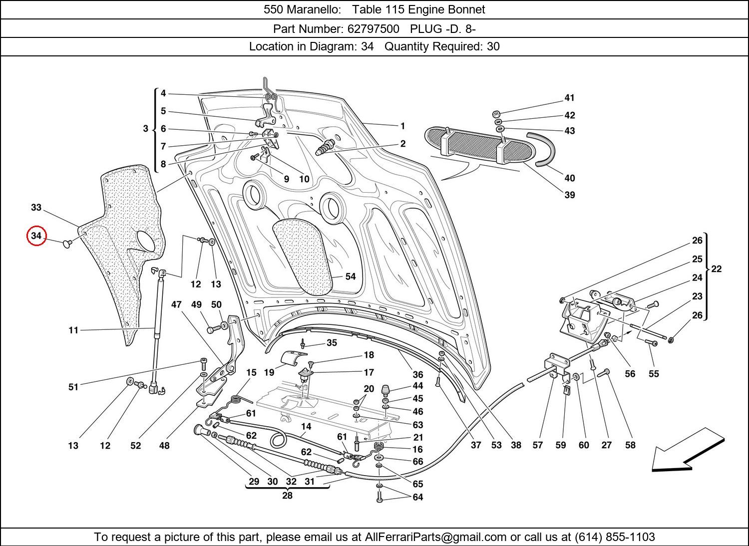 Ferrari Part 62797500